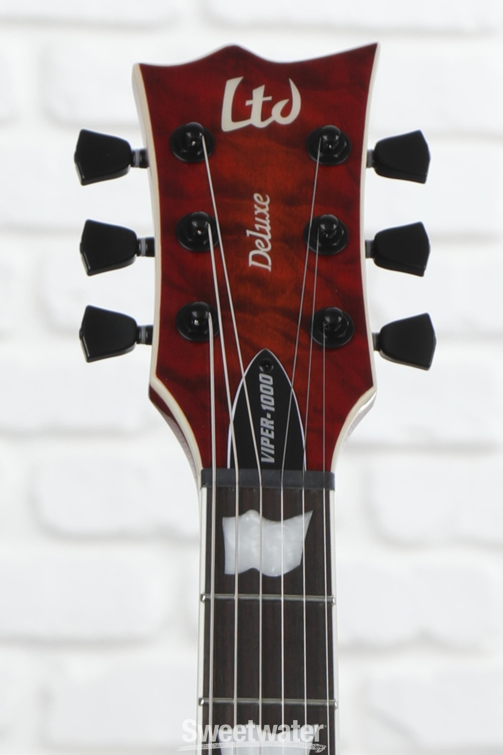 ESP LTD Viper-1000 QM - Tiger Eye Sunburst | Sweetwater