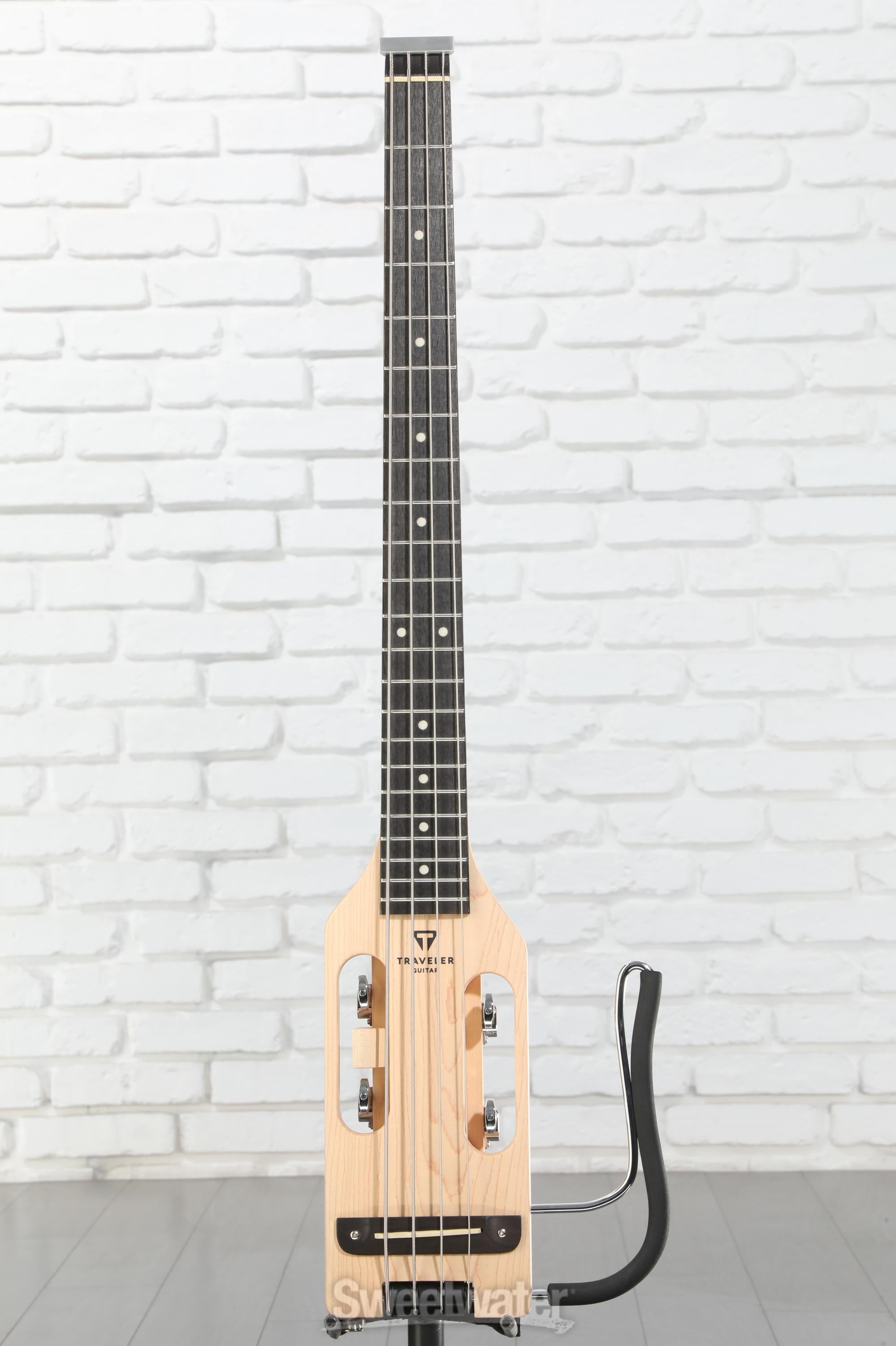 Traveler Guitar Ultra-Light Bass Guitar - Natural Maple | Sweetwater