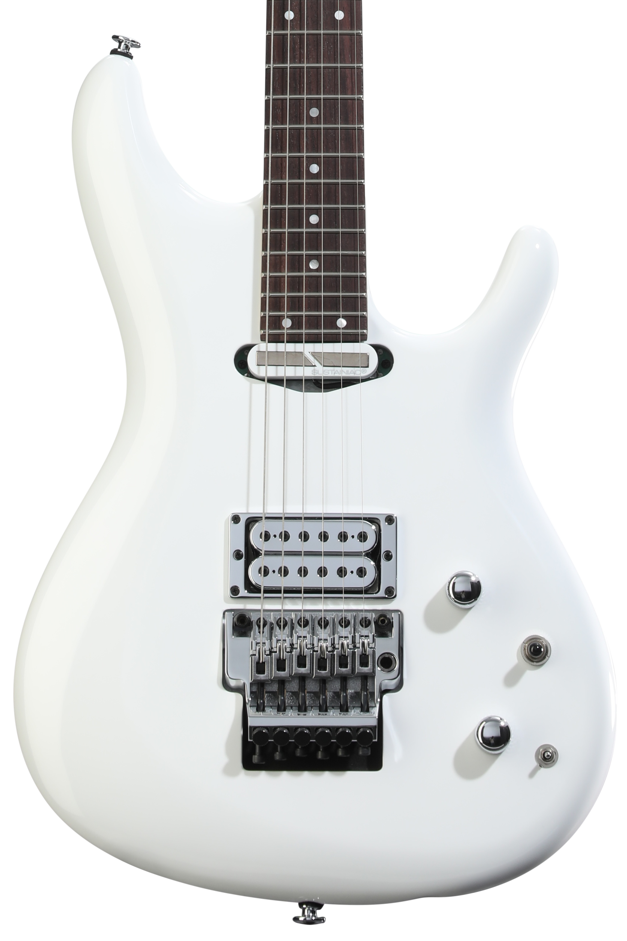 ギター 's effects BOR - White Electric Guitar - GF Baritone Inspired w/ Killswitch Alpine