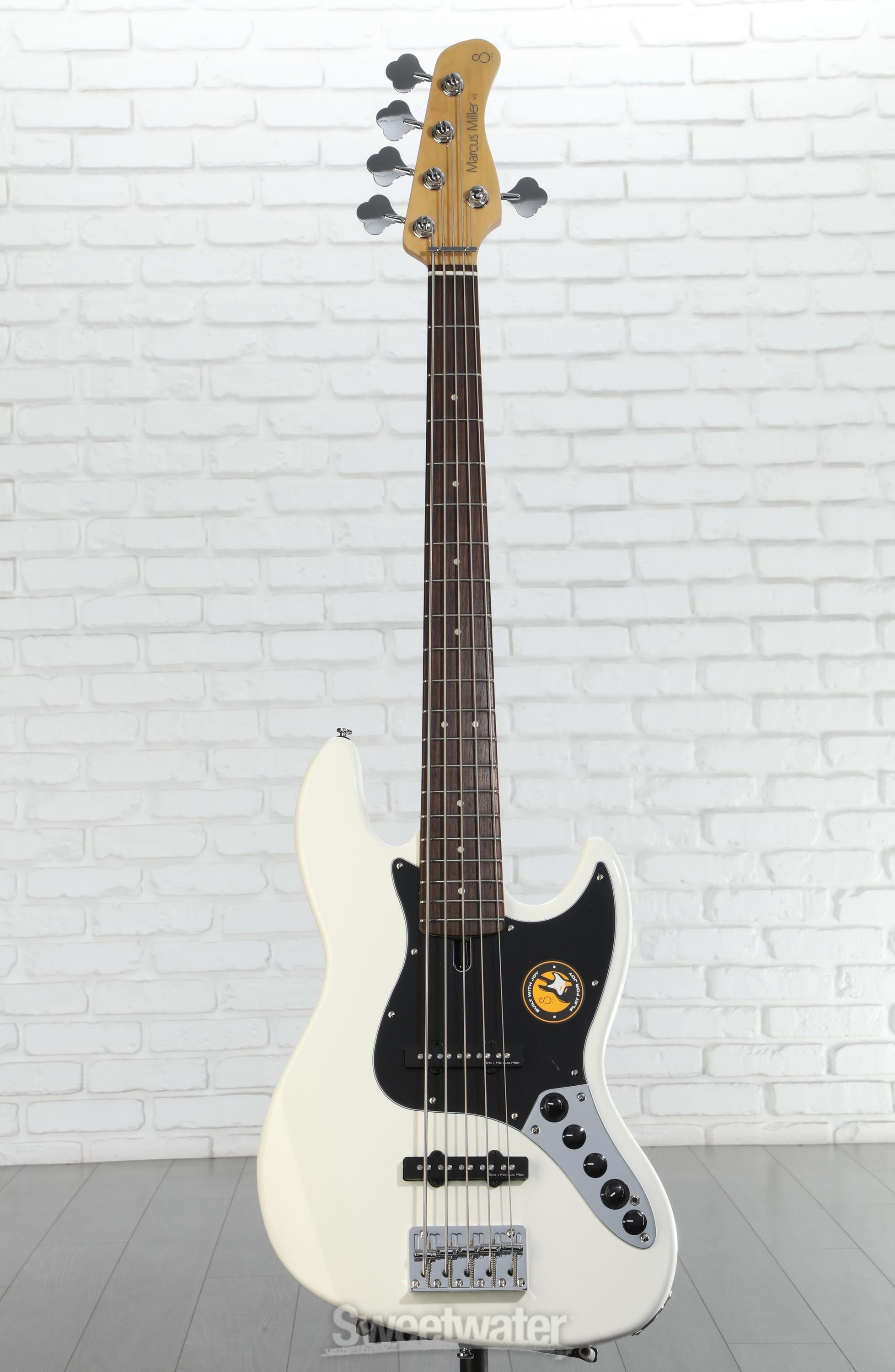 Sire Marcus Miller V3 5-string Bass Guitar - Antique White