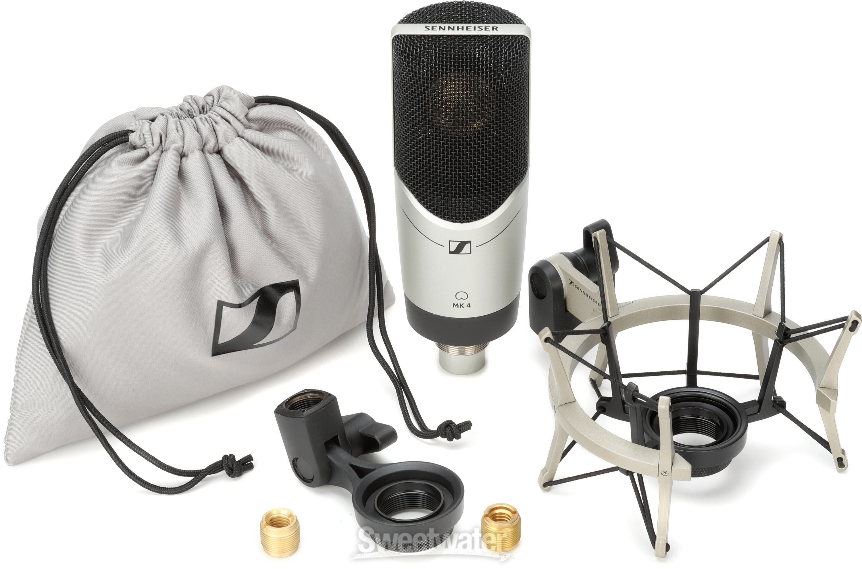 Sennheiser MK 4 コンデンサーマイク SENNHEISER MK4をレビュー。クッキリした音質でコスパも良い