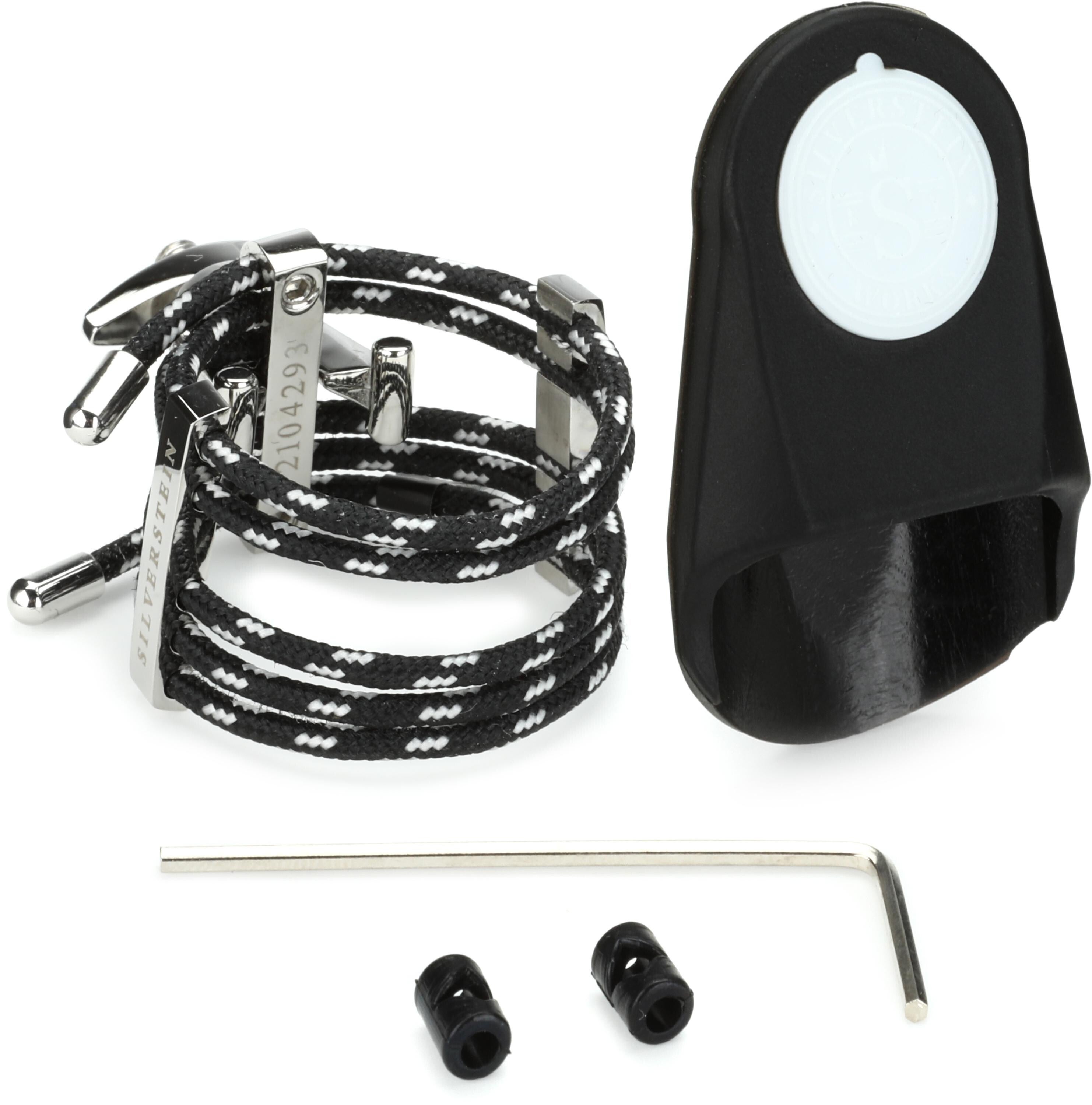 SILVERSTEIN Silver Ligature Alto Sax用 Silverstein Works Ligature for Alto Sax in Original Silver or