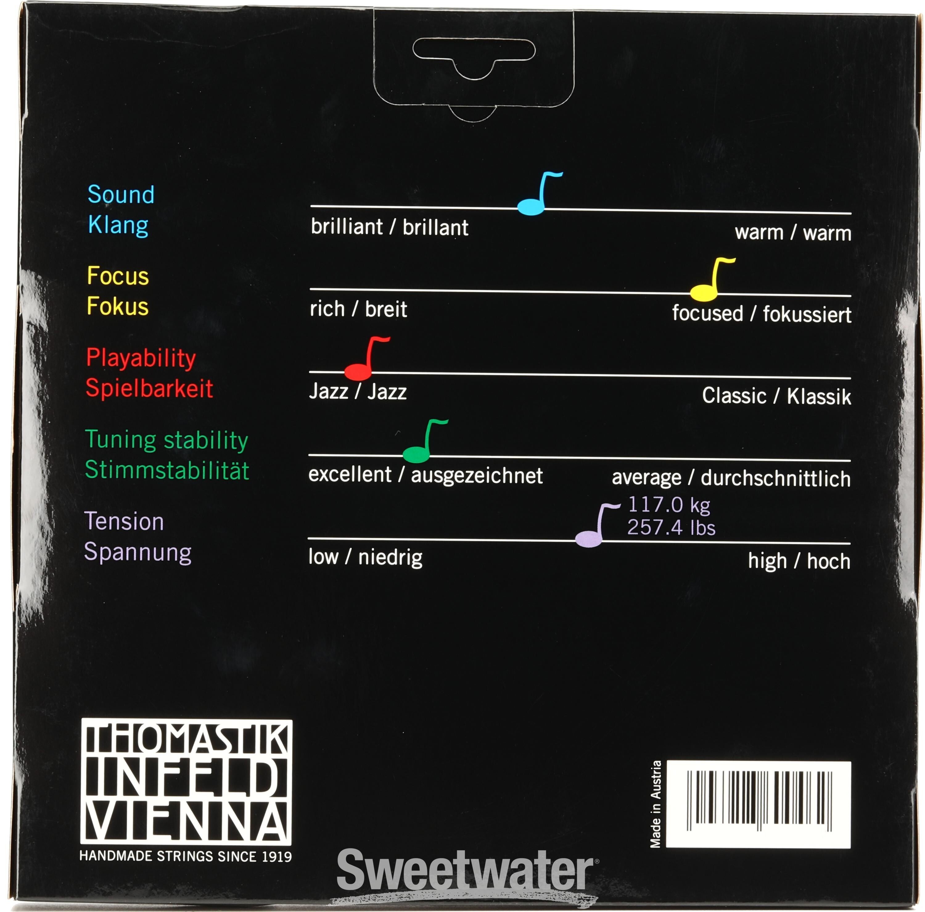 Thomastik-Infeld S42W Spirocore Double Bass String Set - 4/4 Size