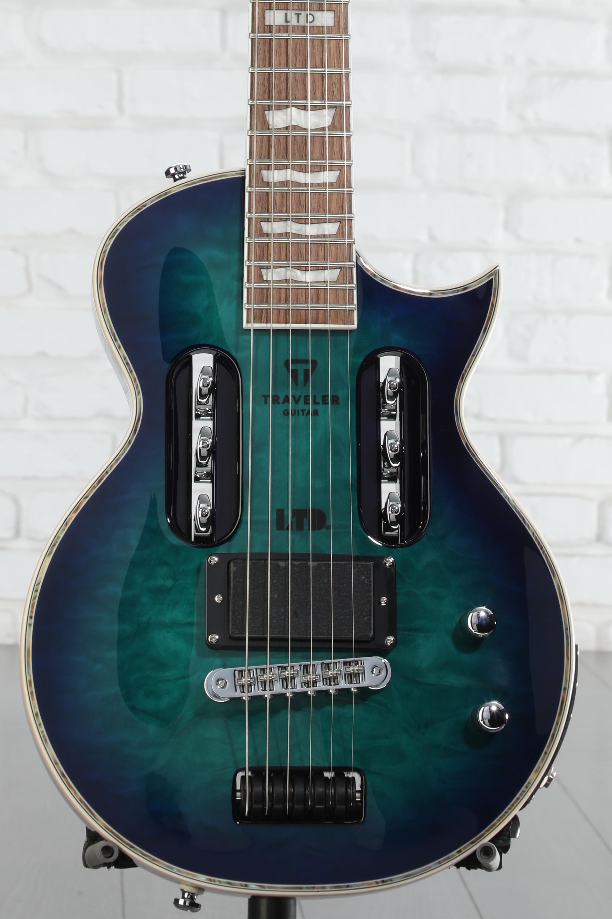 Traveler Guitar LTD EC-1 Quilted Maple Violet Shadow - Sweetwater