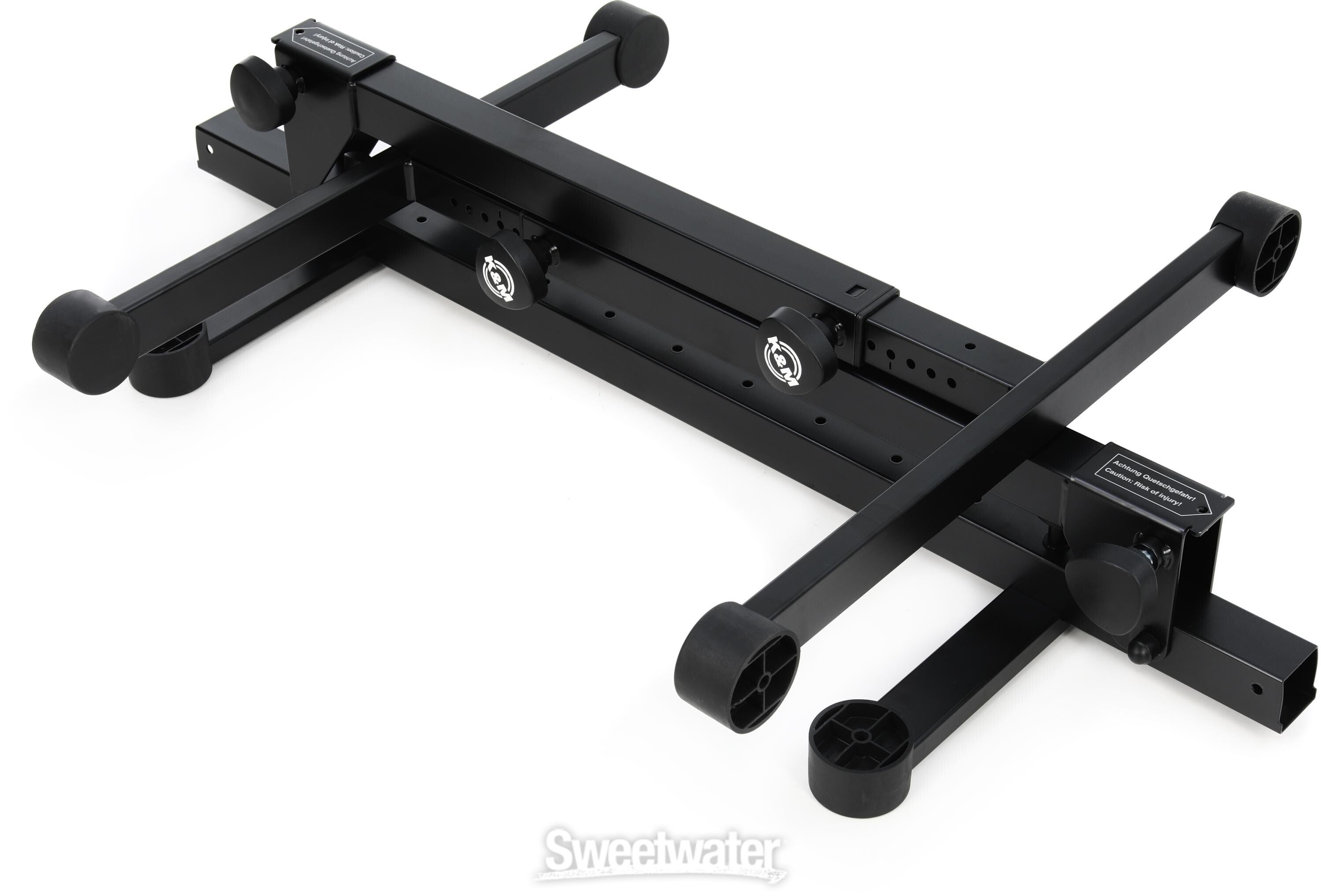 K&M 18820 Omega Pro Keyboard Stand - Black | Sweetwater