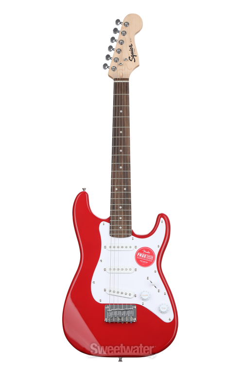 Squier Mini Stratocaster Electric Guitar - Dakota Red Squier Mini Stratocaster Electric Guitar - Dakota Red
