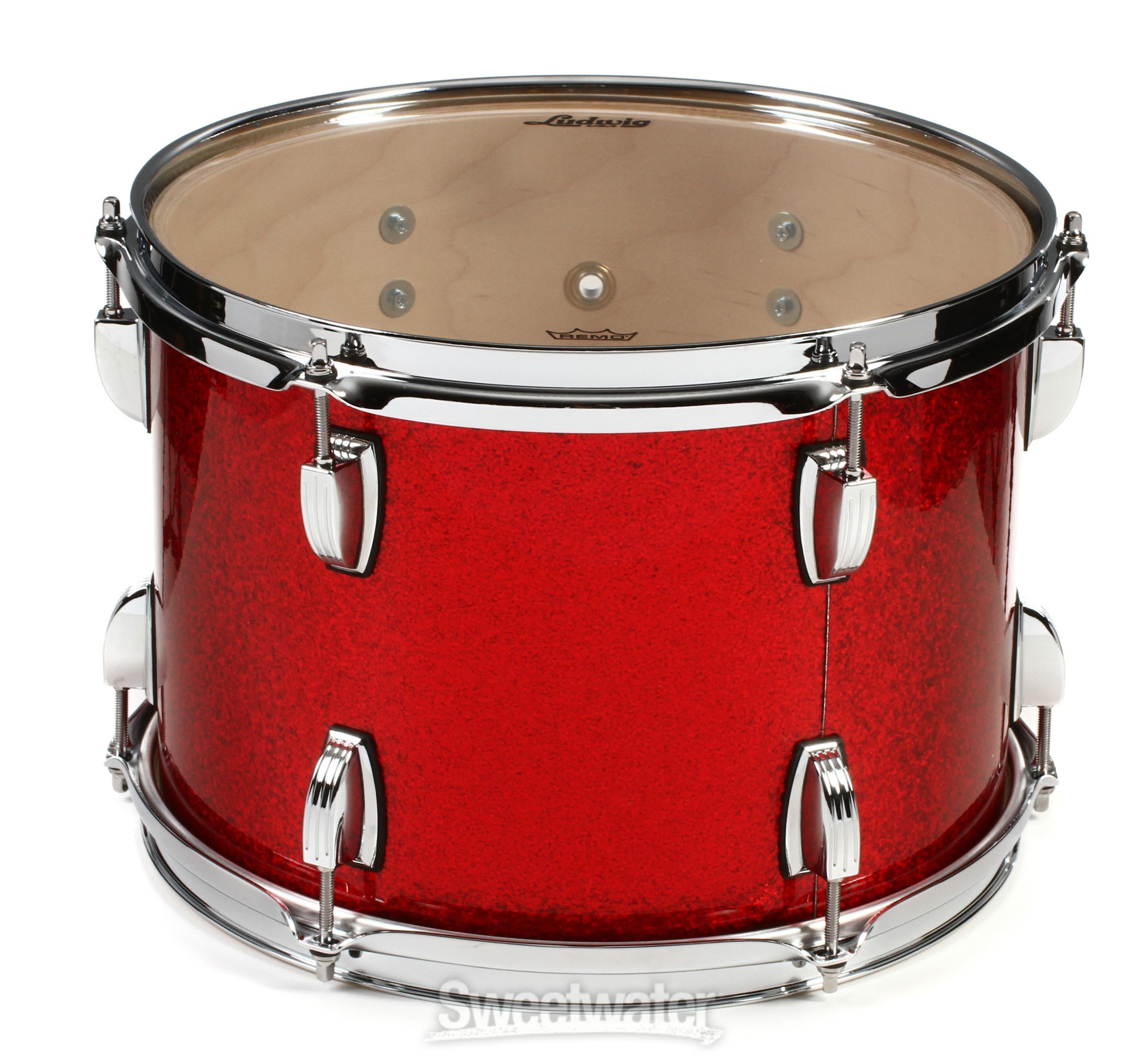 Ludwig Classic Maple Mounted Tom - 9 x 13 inch - Red Sparkle