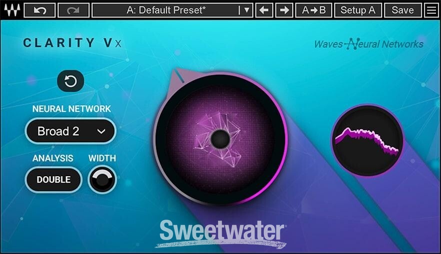 Waves Clarity Vx Noise Reduction Plug-in | Sweetwater