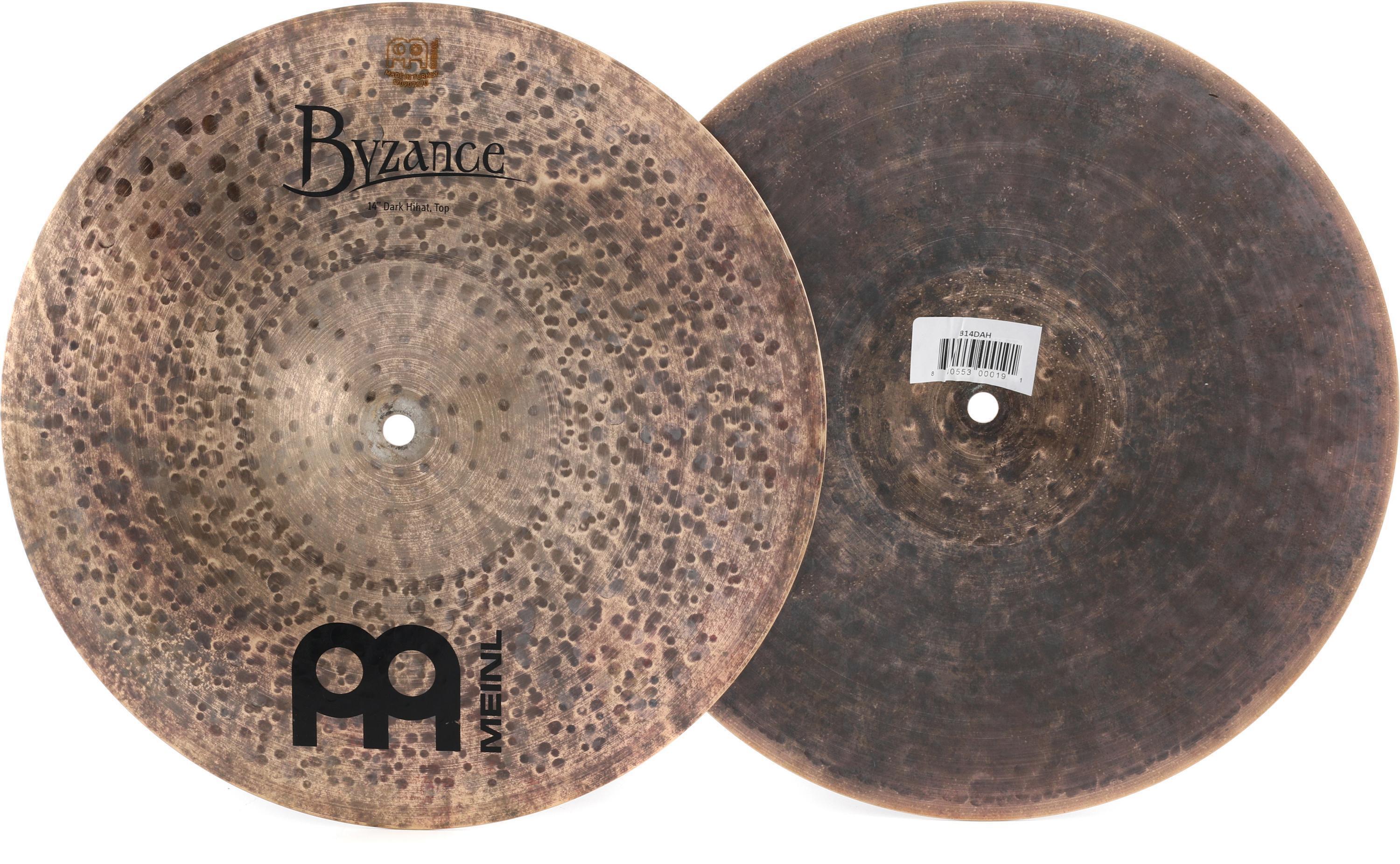 Meinl Cymbals 14 inch Byzance Dark Hi-hat Cymbals | Sweetwater