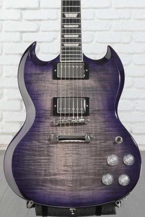 Epiphone SG Modern Figured Electric Guitar - Purple Burst