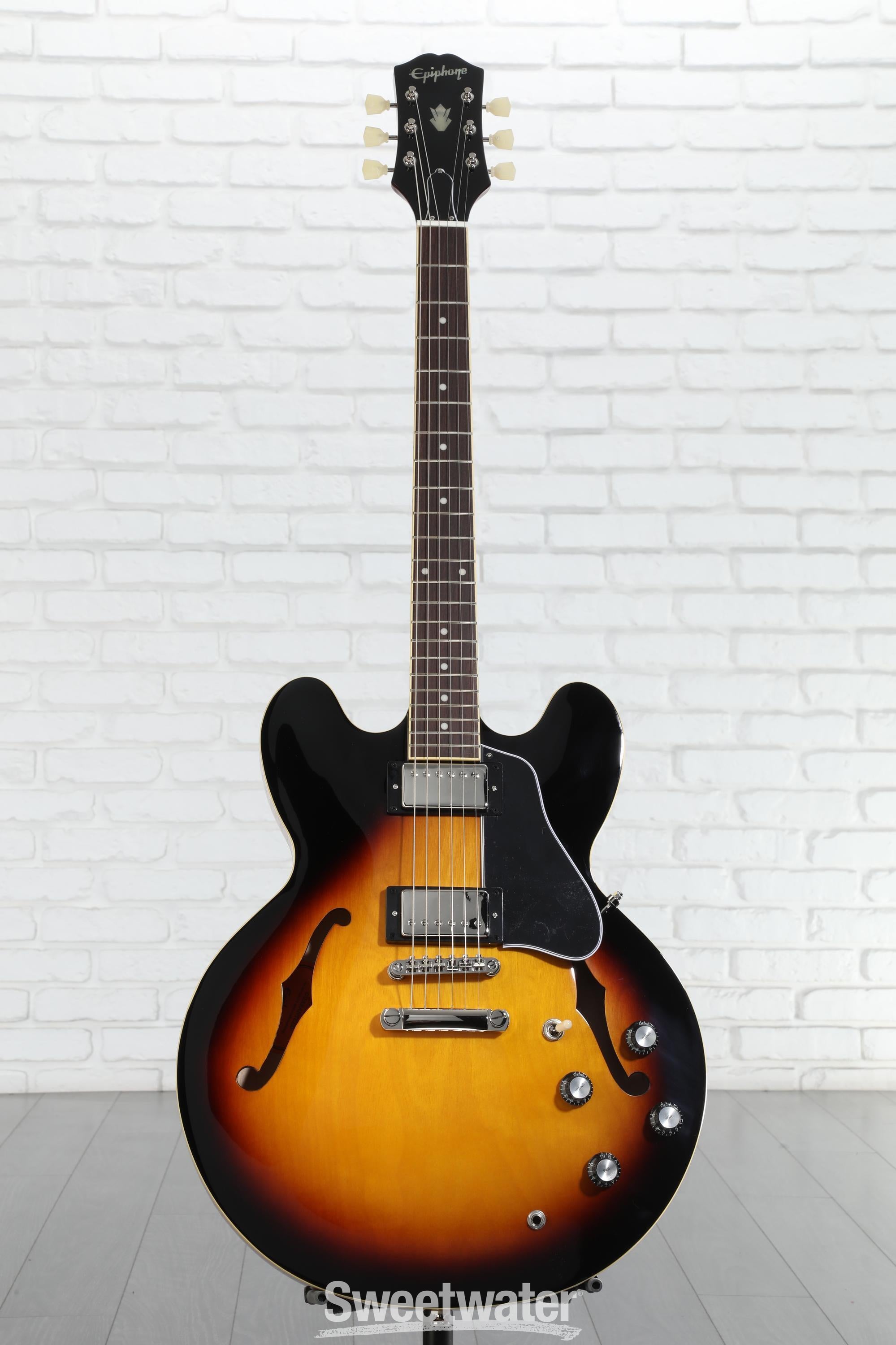 Epiphone ES-335 サンバースト Epiphone ES-335 Semi-hollowbody Electric Guitar - Vintage Sunburst