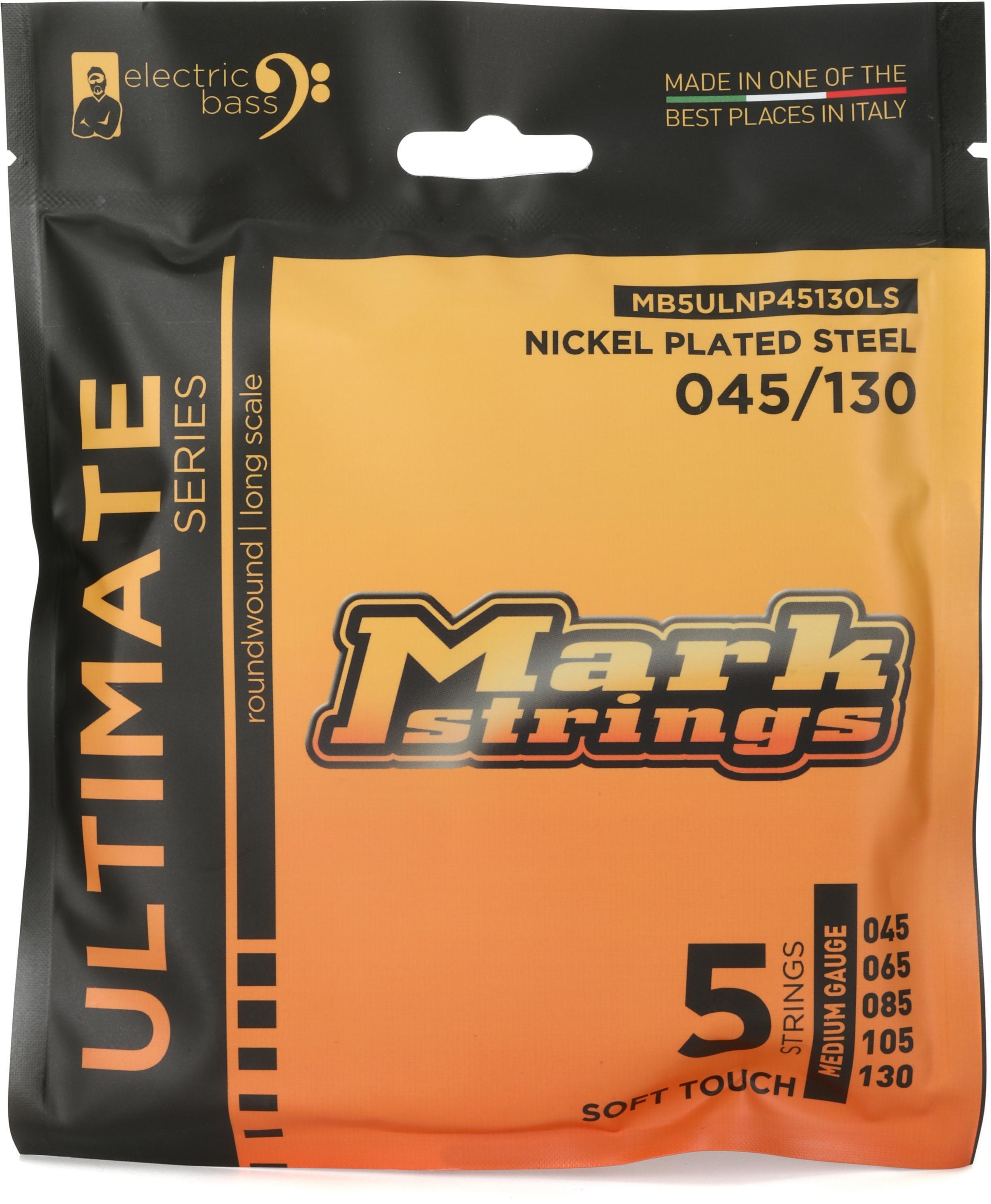 Photo of Markbass MB5ULNP45130LS Ultimate Series 5-string Electric Bass Guitar Strings - .045-.130 Medium