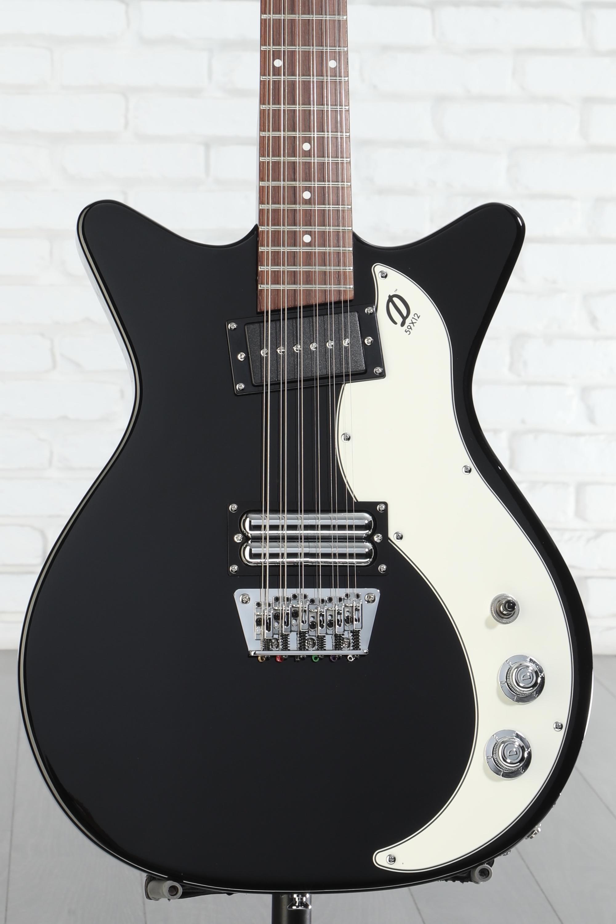 Danelectro 59X12 12-string Electric Guitar - Black | Sweetwater