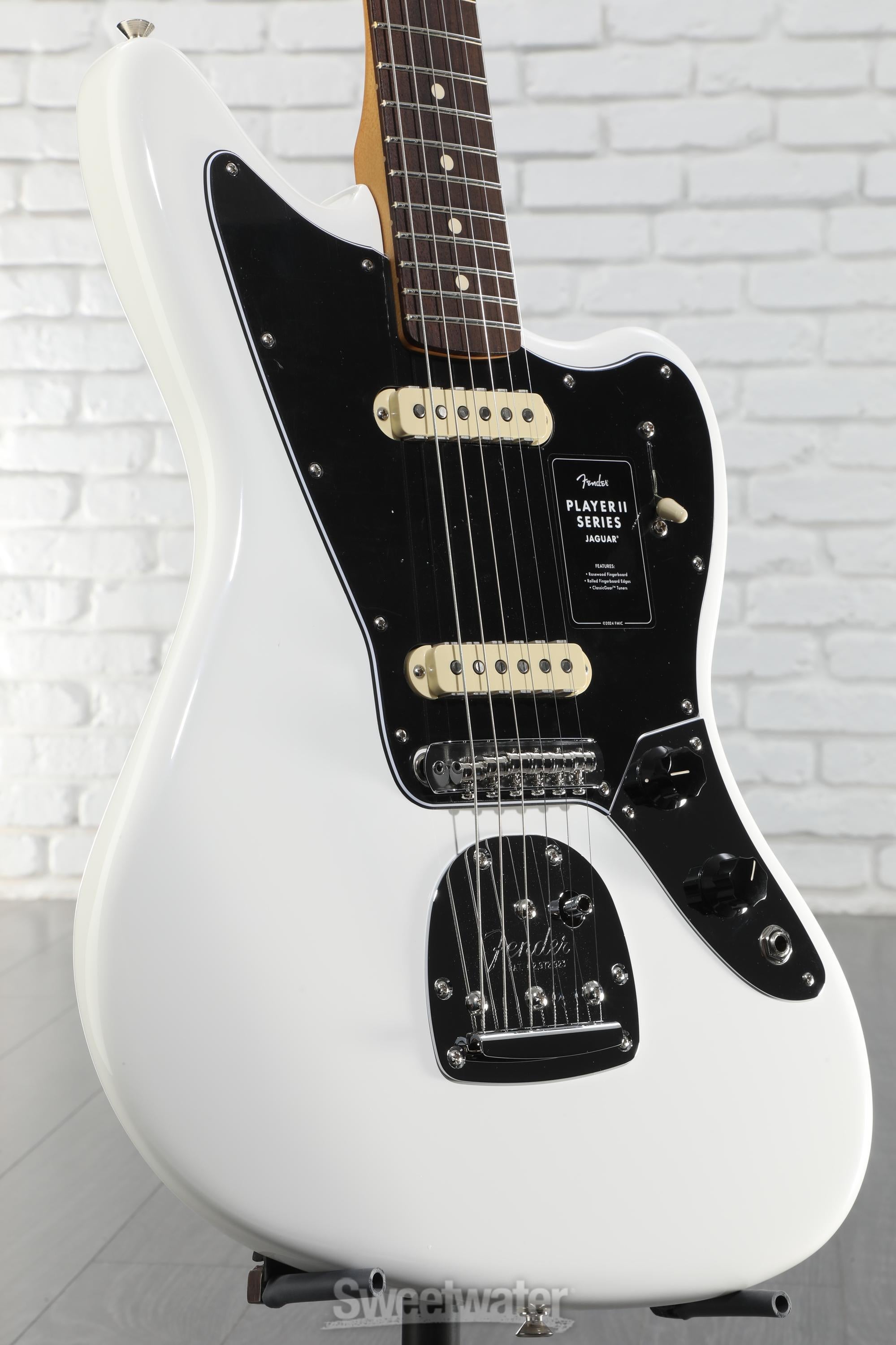 ギター FENDER Player II Jaguar Polar White Fender Player II Jaguar Rosewood Fingerboard Polar White