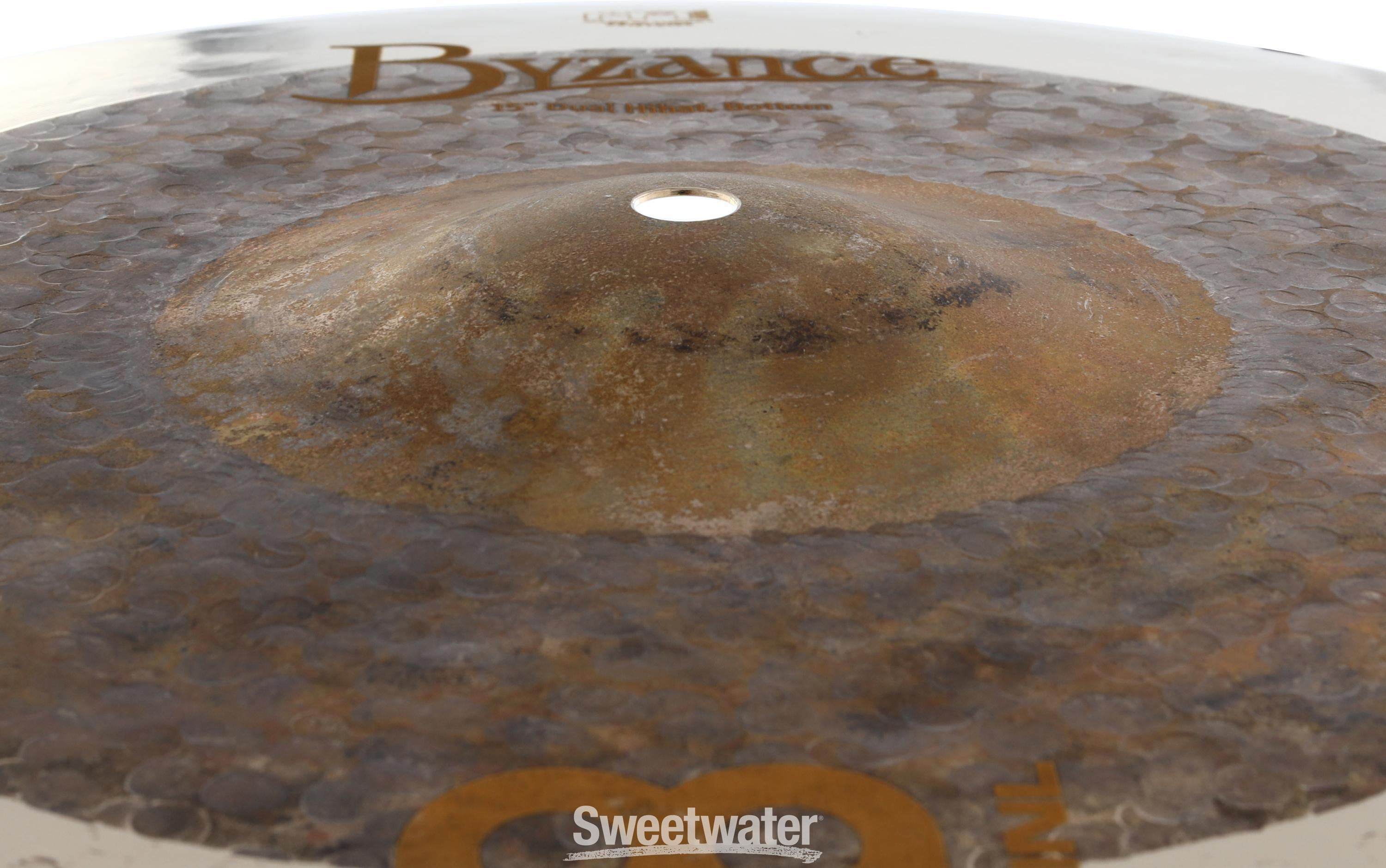 Meinl Cymbals 15 inch Byzance Dual Hi-hat Cymbals | Sweetwater