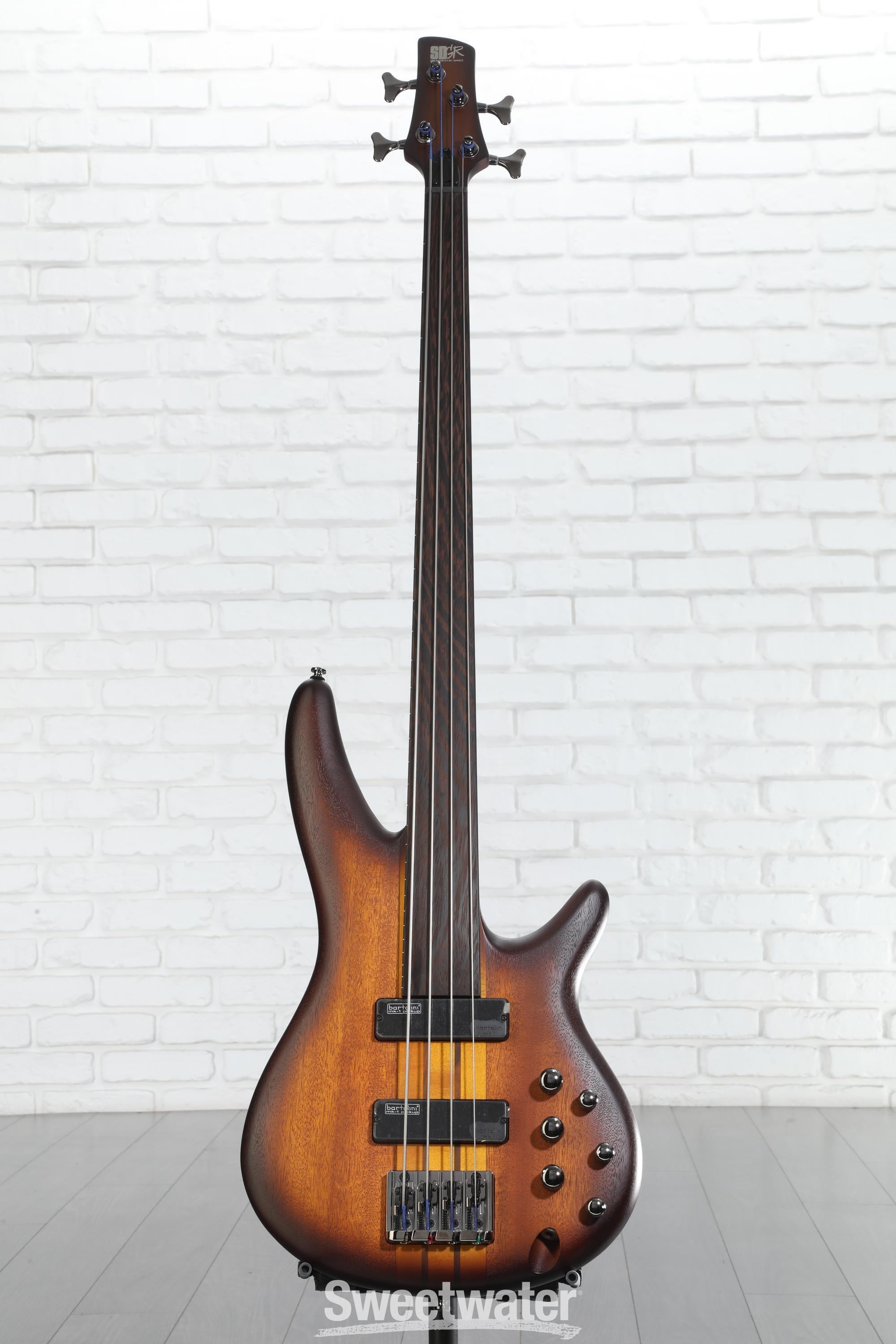 IBANEZ SRF700 BBF フレットレス エレキベース Amazon.com: Ibanez Workshop SRF700 - Brown Burst Flat, Fretless