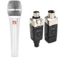 Photo of sE Electronics V7 Supercardioid Dynamic Vocal Microphone and Plug-on Wireless System - Chrome