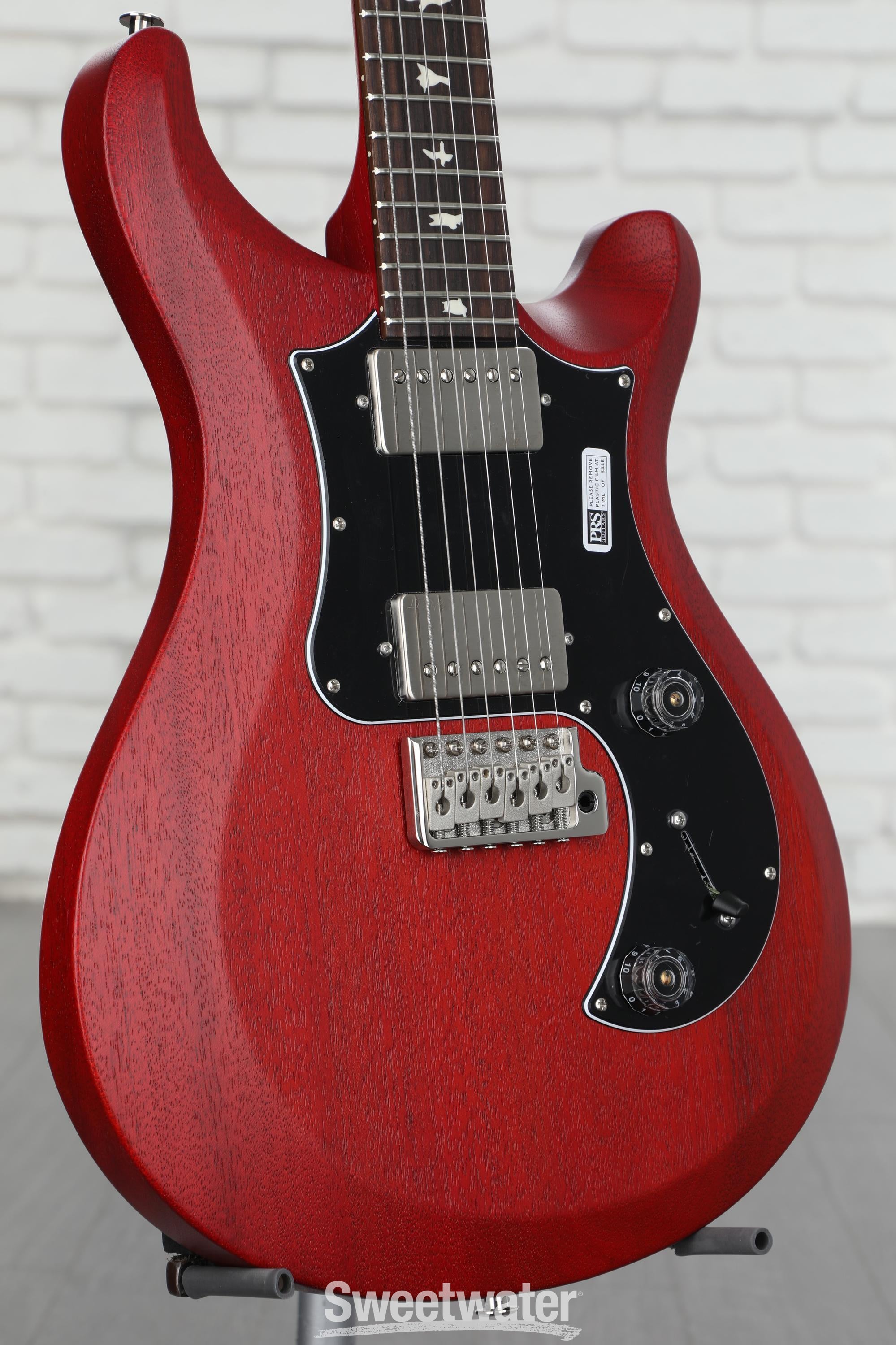 PRS S2 Standard 24 Electric Guitar - Vintage Cherry Satin | Sweetwater