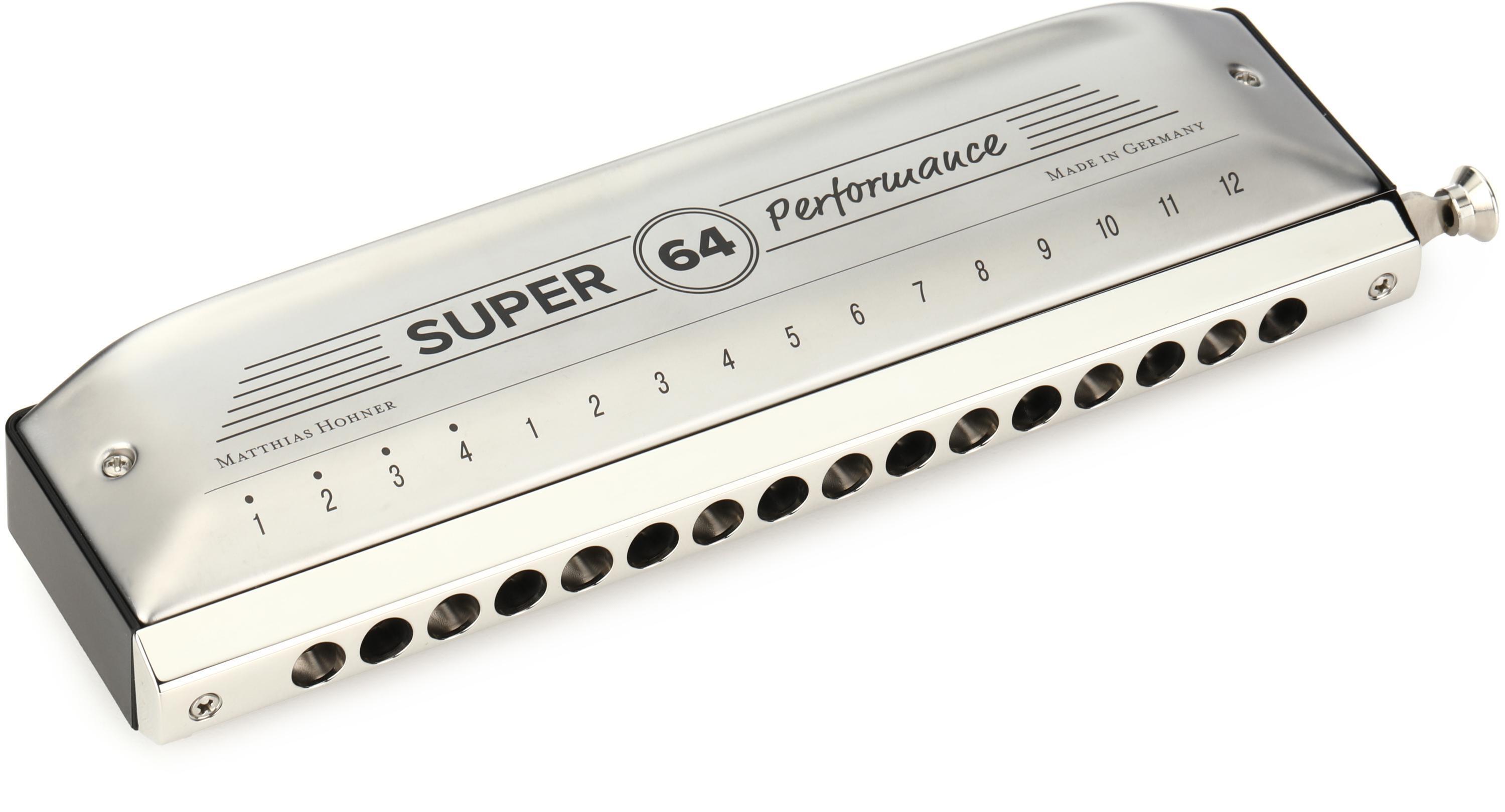 Hohner Super 64 Performance Chromatic Harmonica | Sweetwater