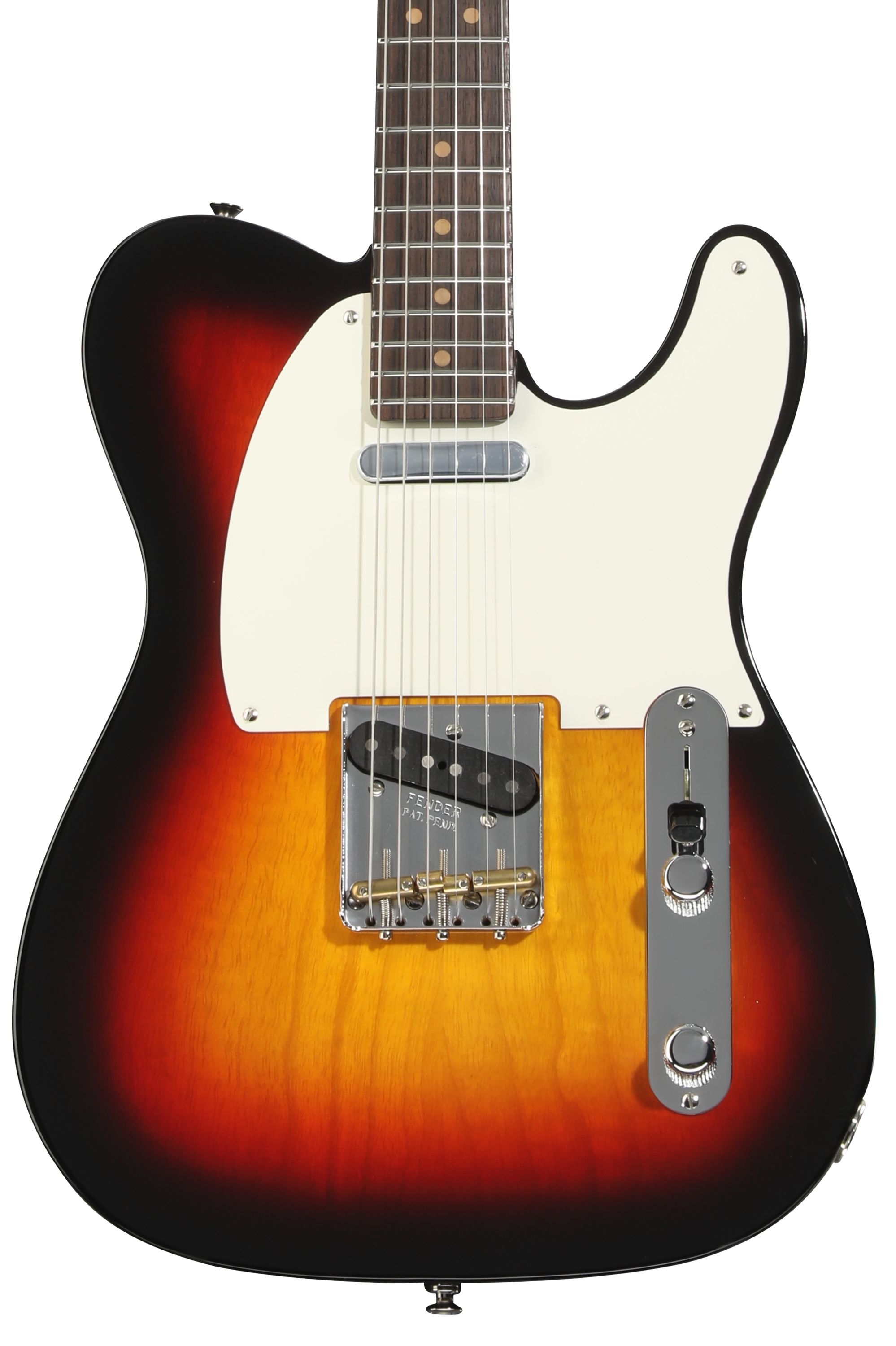 Fender Custom Shop Dual P-90 Telecaster - 3-tone Sunburst | Sweetwater