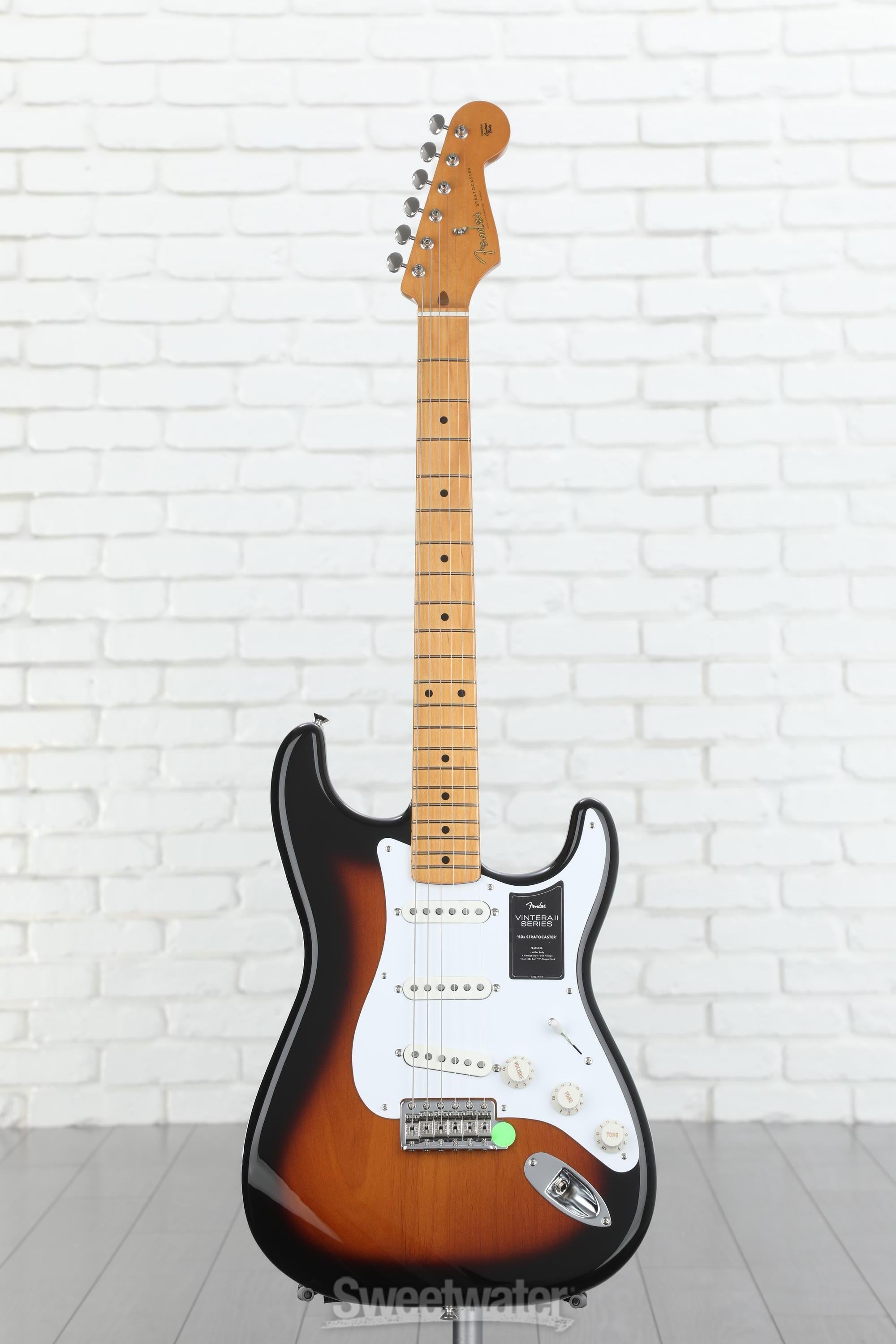 Fender Vintera II '50s Stratocaster Electric Guitar - 2-color Sunburst with Maple Fingerboard