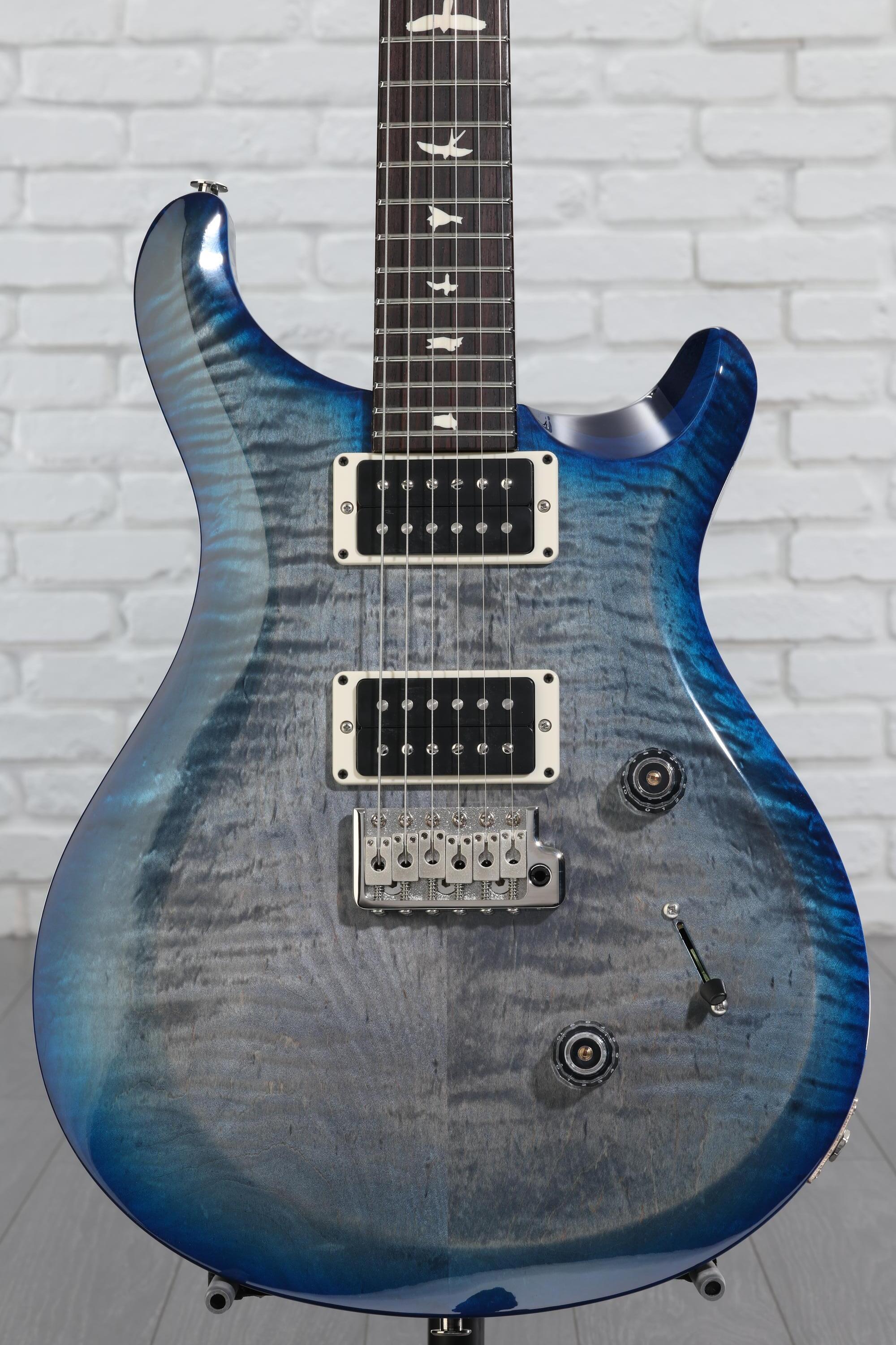 PRS S2 Custom 24 Electric Guitar - Faded Gray Black Blue Burst
