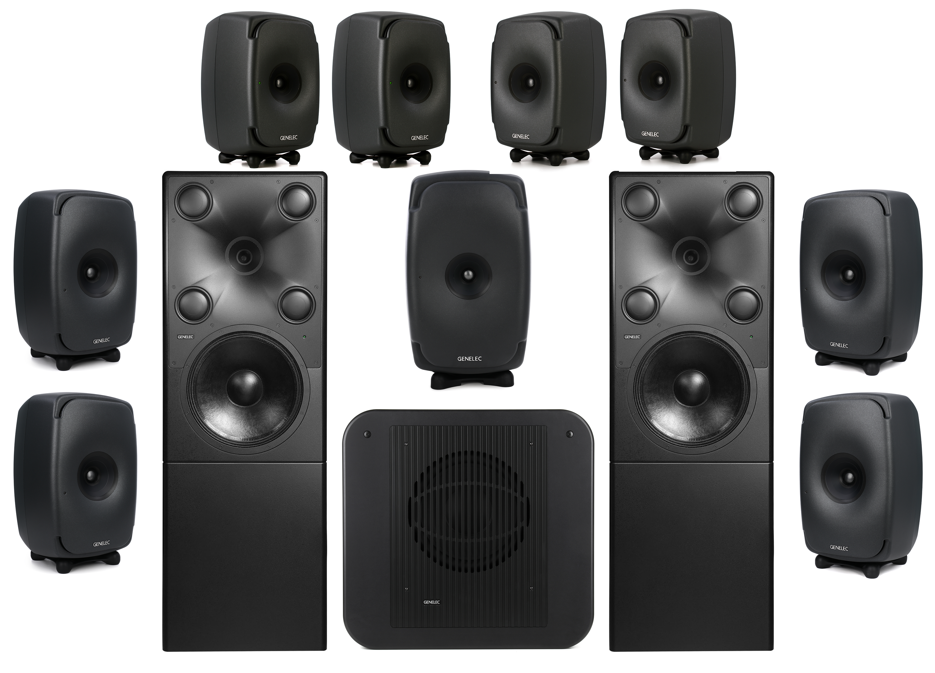 Genelec 7.1.4 Immersive Audio Studio Monitor System