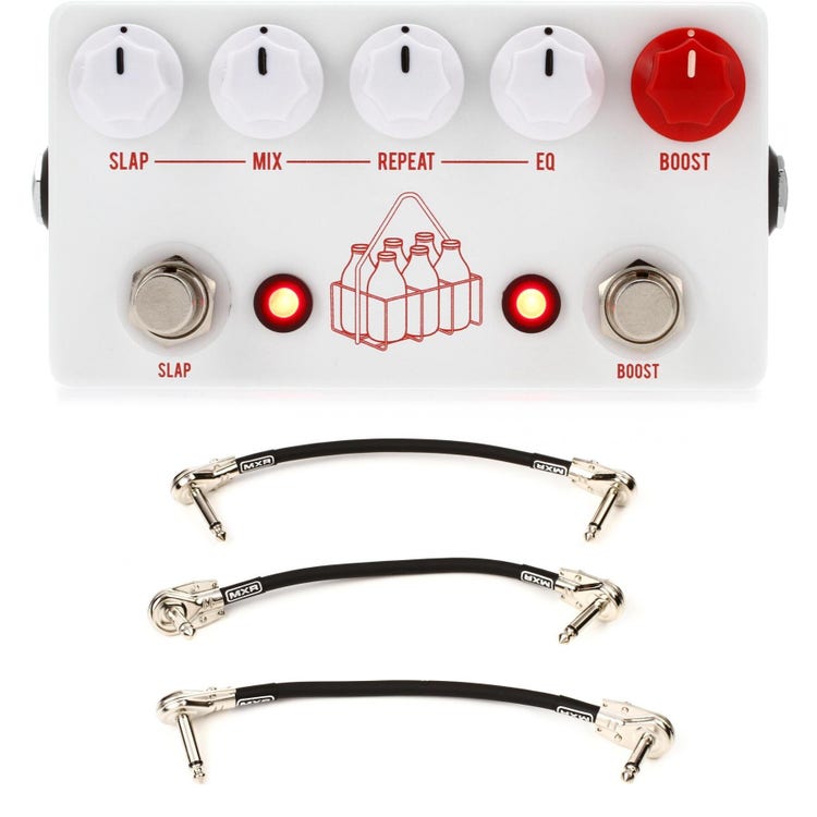Alice Fremme bark JHS The Milkman Echo/Slap Delay Pedal with Boost with 3 Patch Cables |  Sweetwater