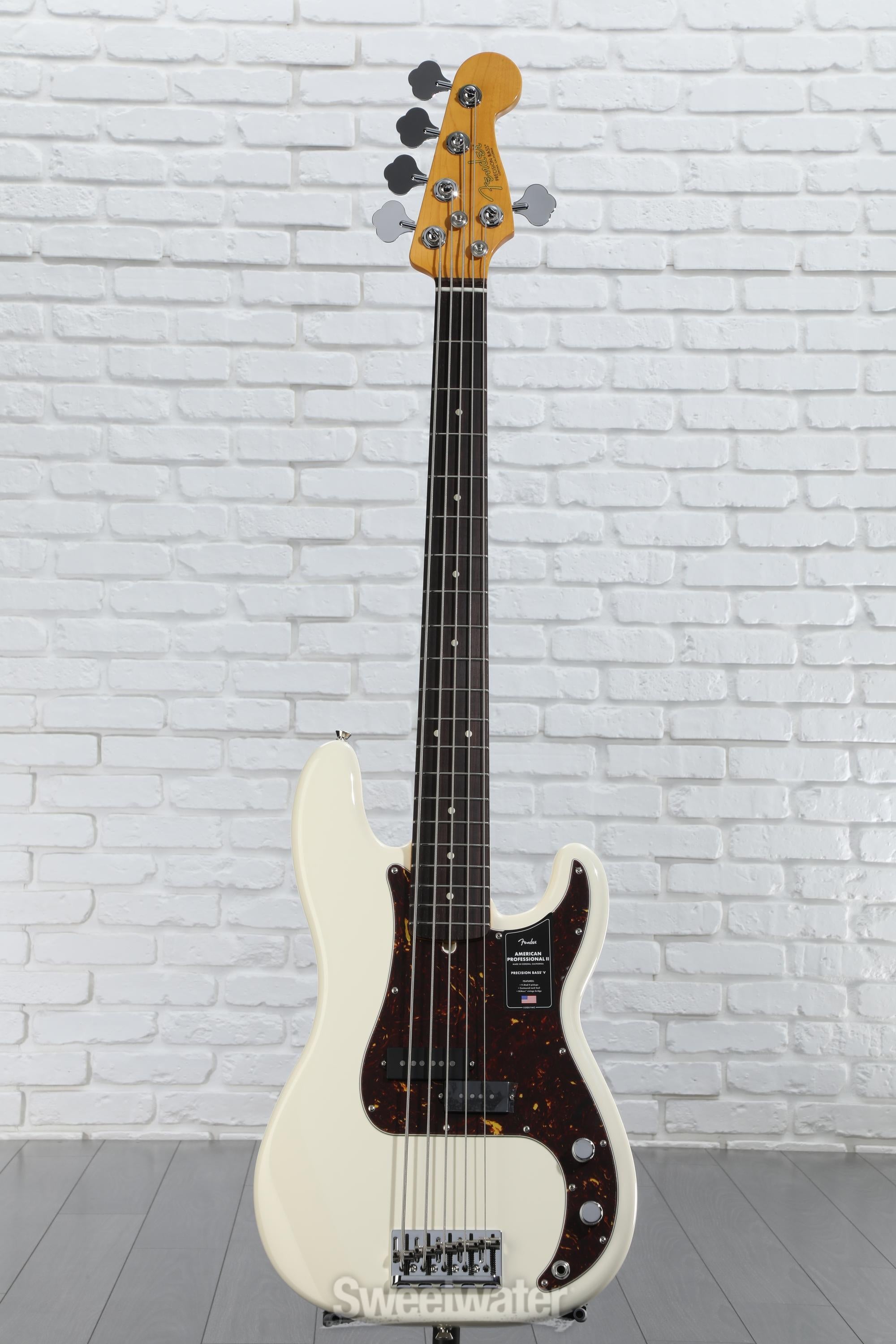 Fender American Professional II Precision Bass V - Olympic