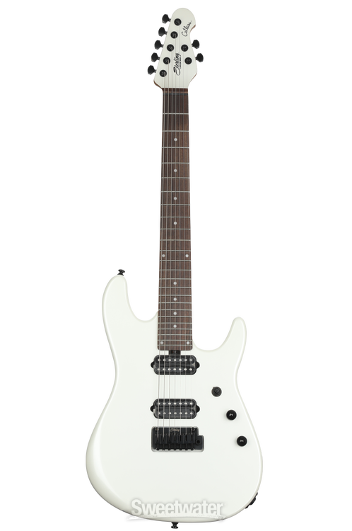 Sterling By Music Man 7-string Jason Richardson Signature Electric Guitar -  Pearl White
