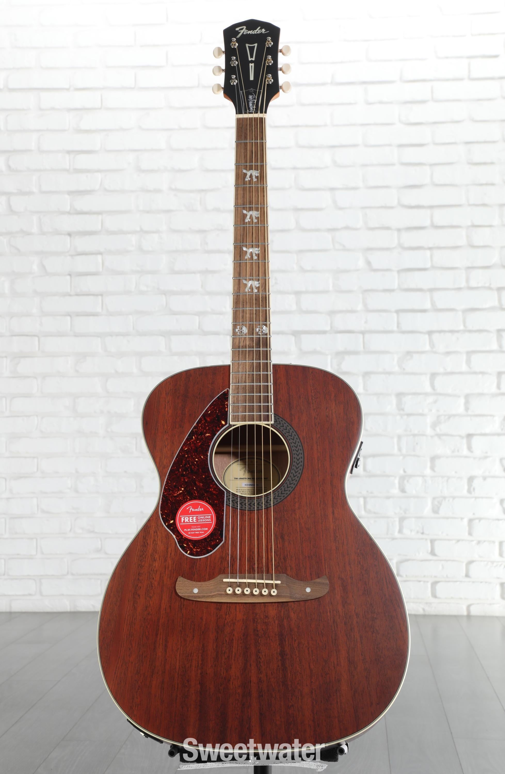 Fender Tim Armstrong Hellcat, Left-Handed Acoustic-Electric Guitar