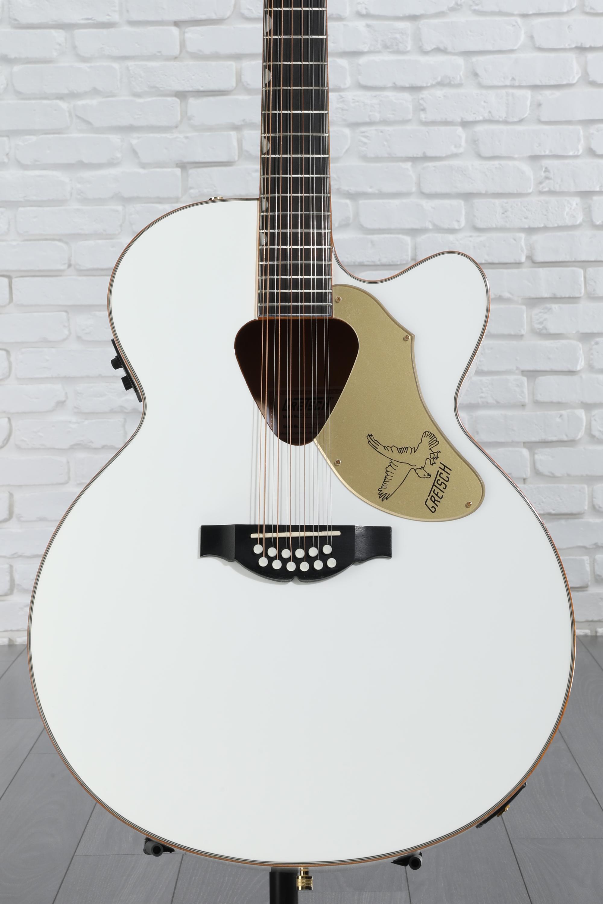 Gretsch G5022CWFE-12 Rancher Falcon Jumbo - White | Sweetwater