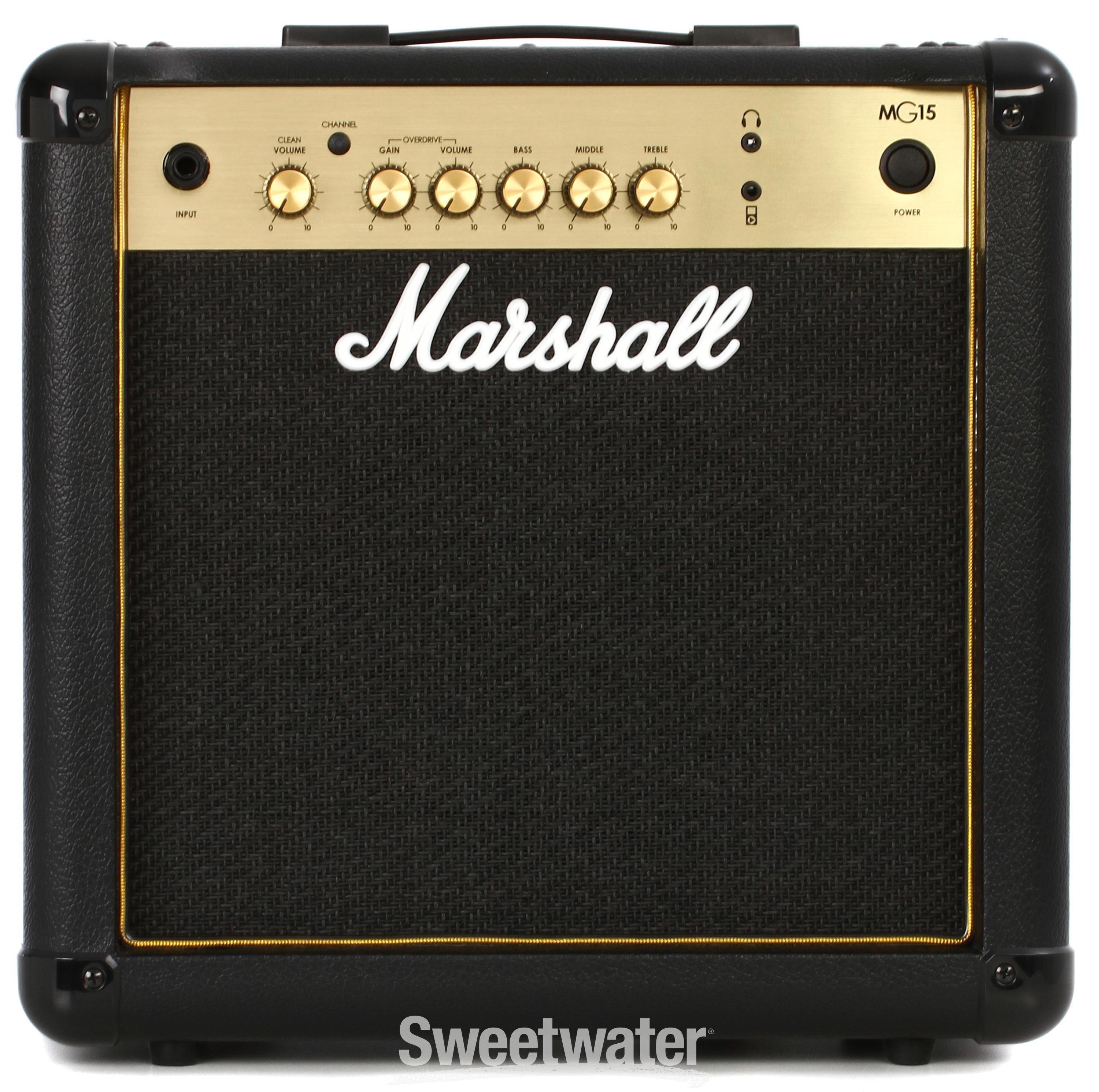 MARSHALL MG15CD 15W ギターアンプ - アンプ