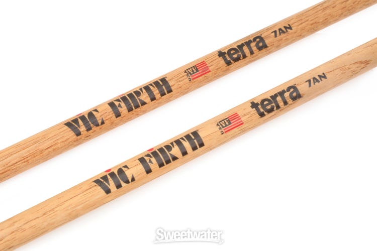 Vic Firth American Classic 7ATN Terra Series Drum Sticks, Nylon Tip