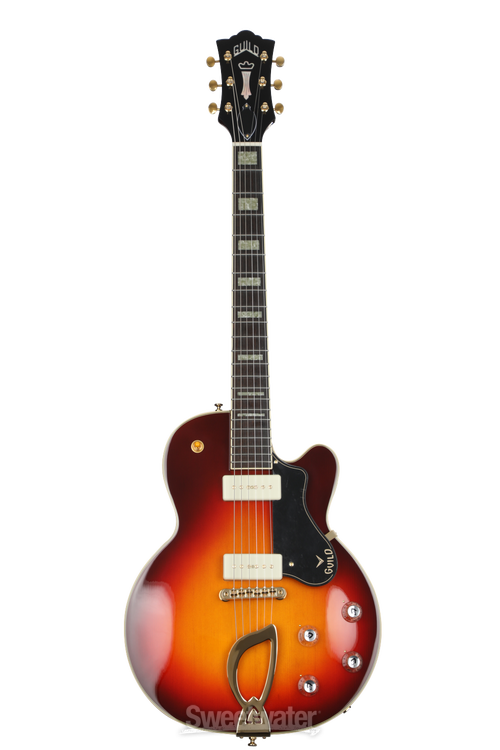 Guild M-75 Aristocrat Hollowbody Electric Guitar - Antique Sunburst |  Sweetwater