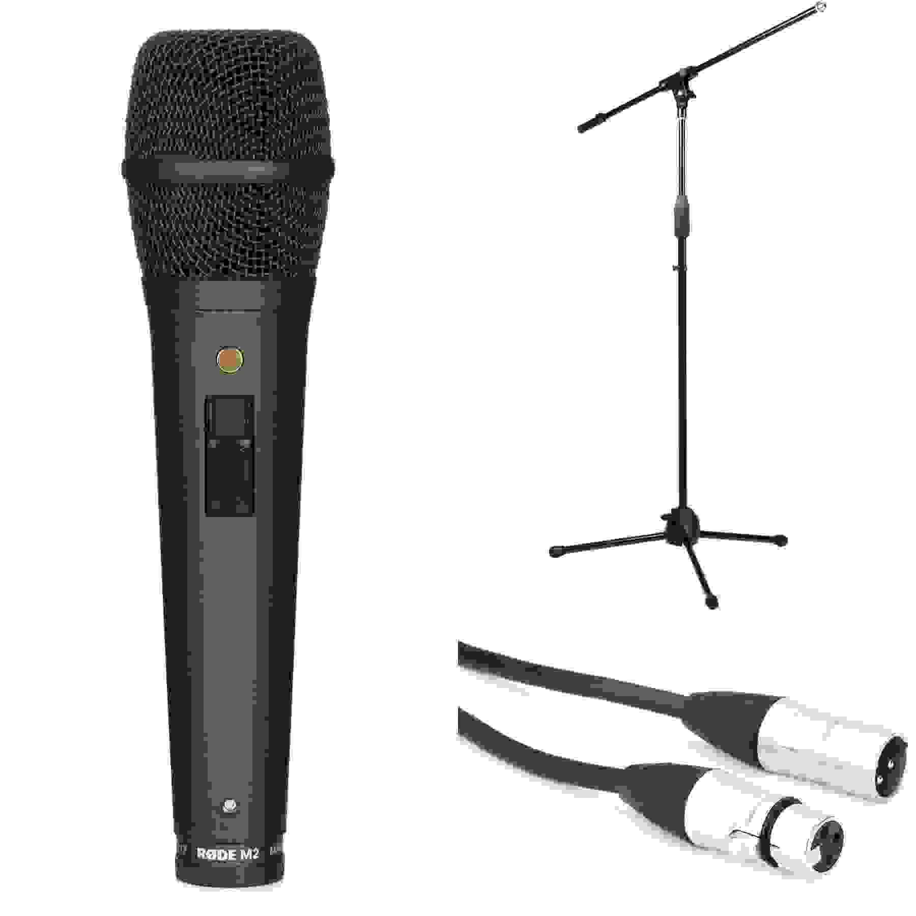 Rode M2 Supercardioid Condenser Handheld Vocal Microphone with Stand