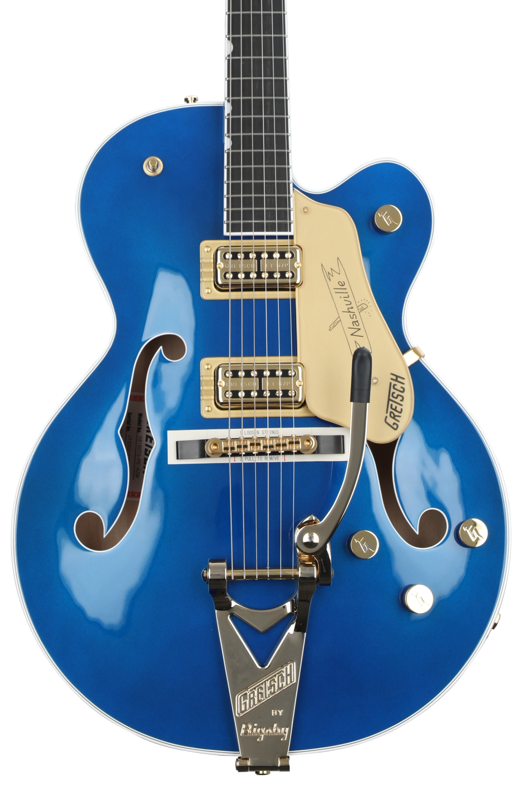 Gretsch G6120TG Players Edition Nashville with Bigsby - Azure