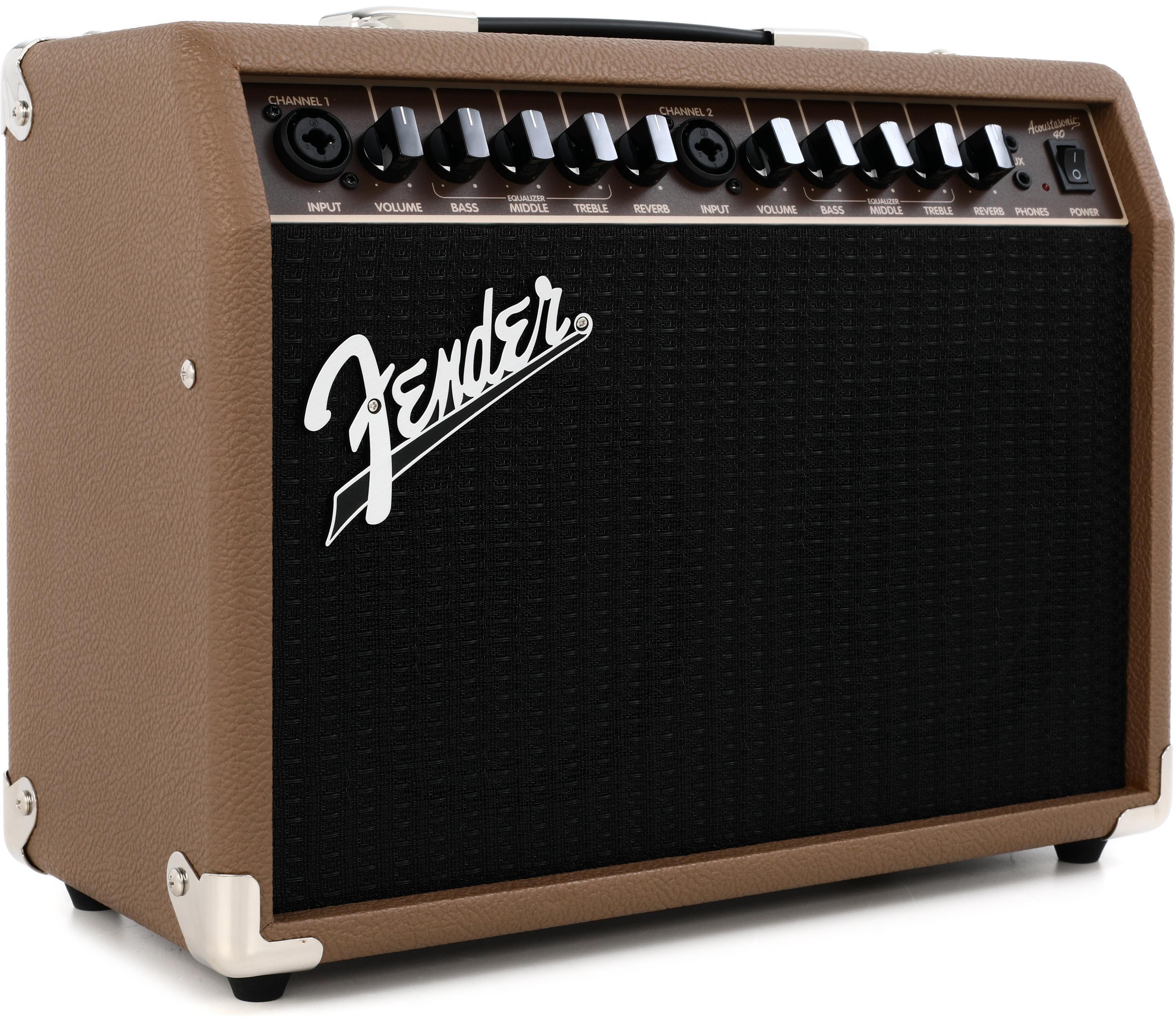 Bundled Item: Fender Acoustasonic 40 - 40-watt Acoustic Amp