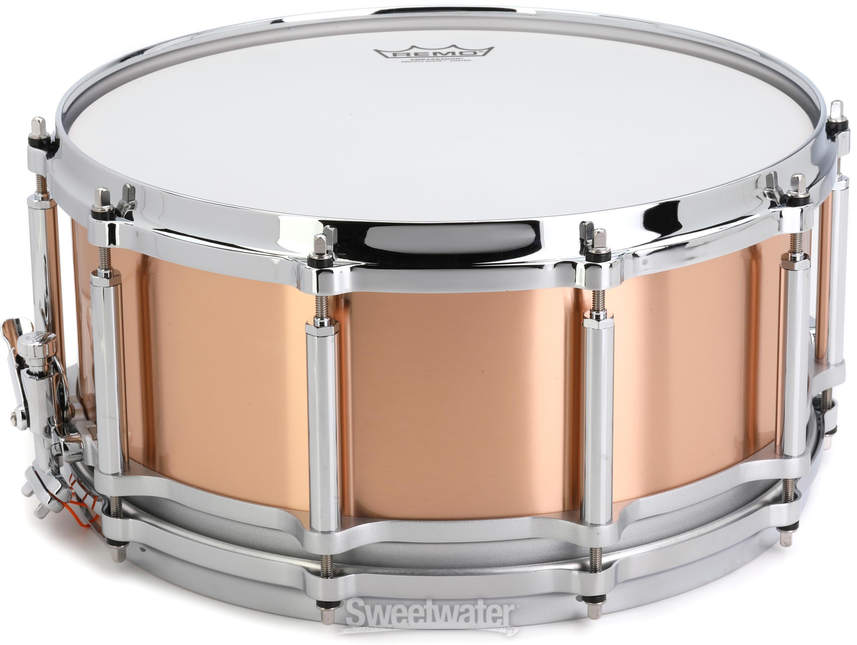 Pearl Free Floater Phosphor Bronze 6.5x 14-inch Snare Drum - Natural