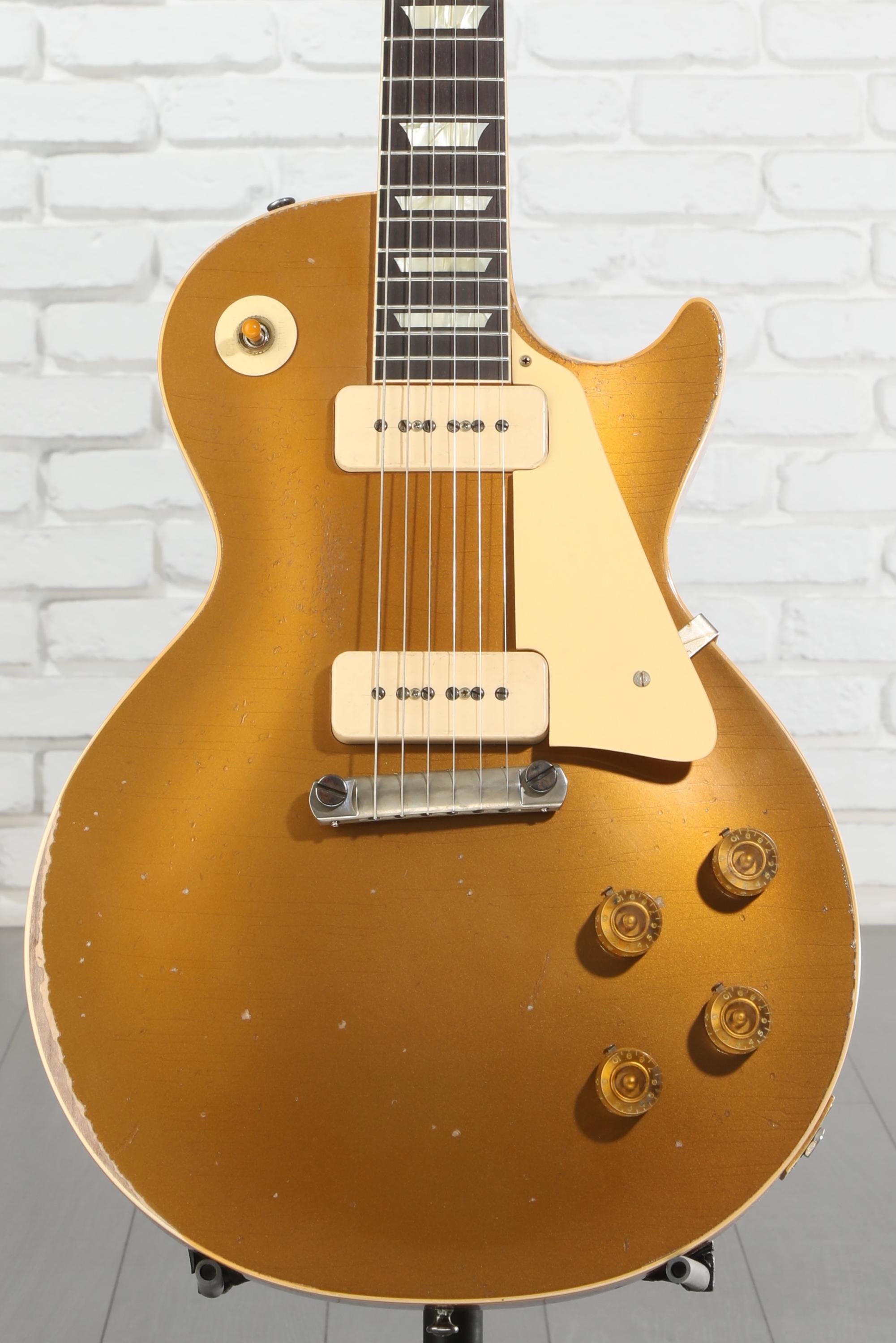【中古美品】Gibson Les Paul Classic Gold Top Gibson Custom 1954 Les Paul Goldtop Reissue Electric Guitar