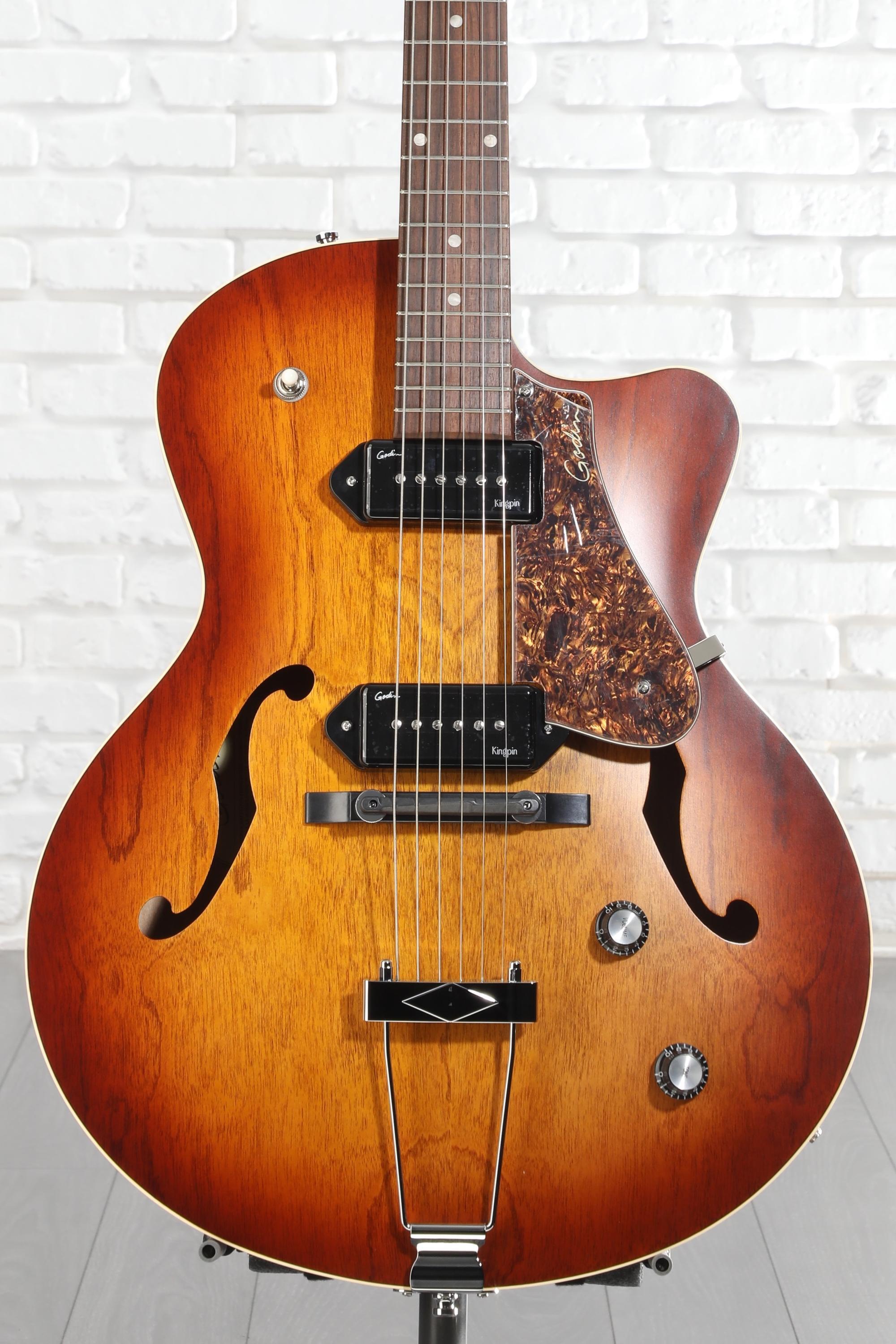 Godin 5th Avenue CW Kingpin II P90 Hollowbody Electric Guitar