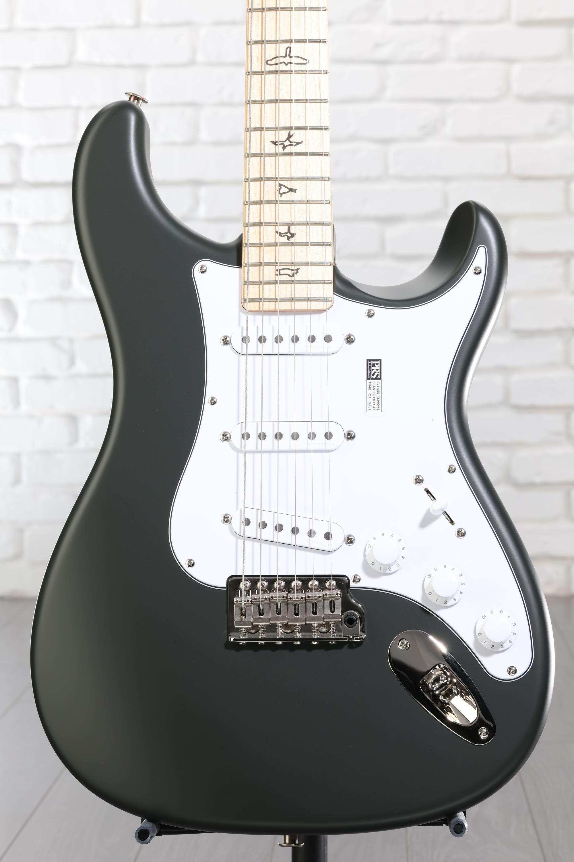 PRS Silver Sky Electric Guitar - Faded Black Tee with Maple