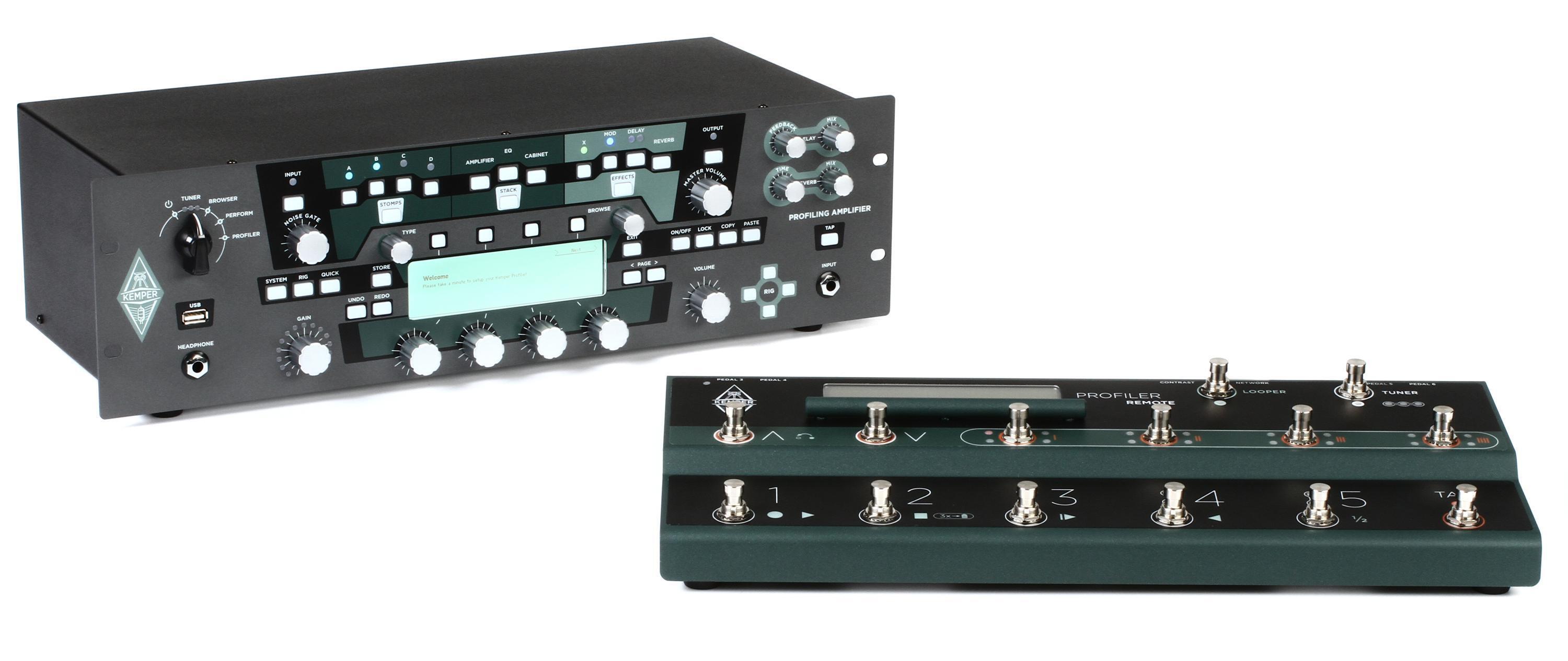 Kemper Profiler Rack + Profiler Remote - Rackmount Profiling Amp