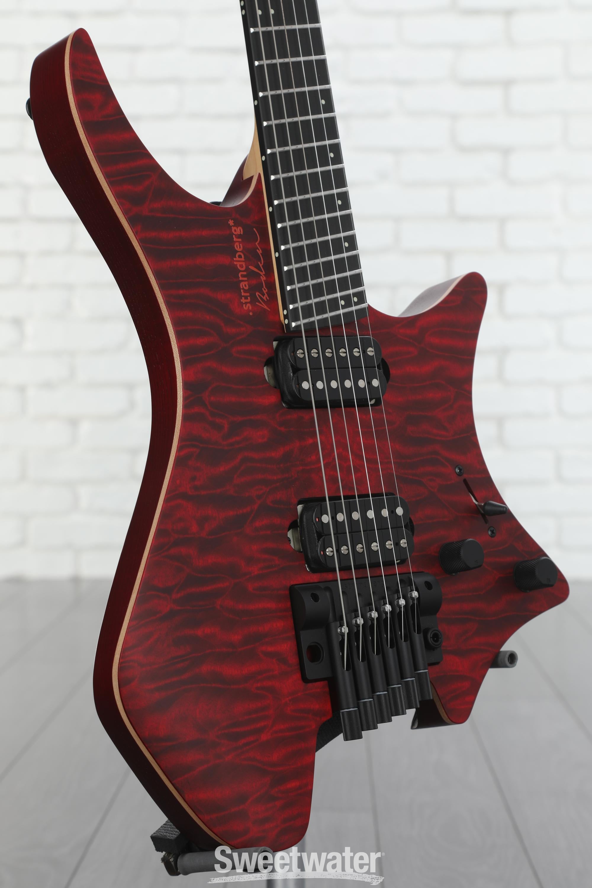 Strandberg Boden Prog NX 6 Electric Guitar - Lava Red | Sweetwater