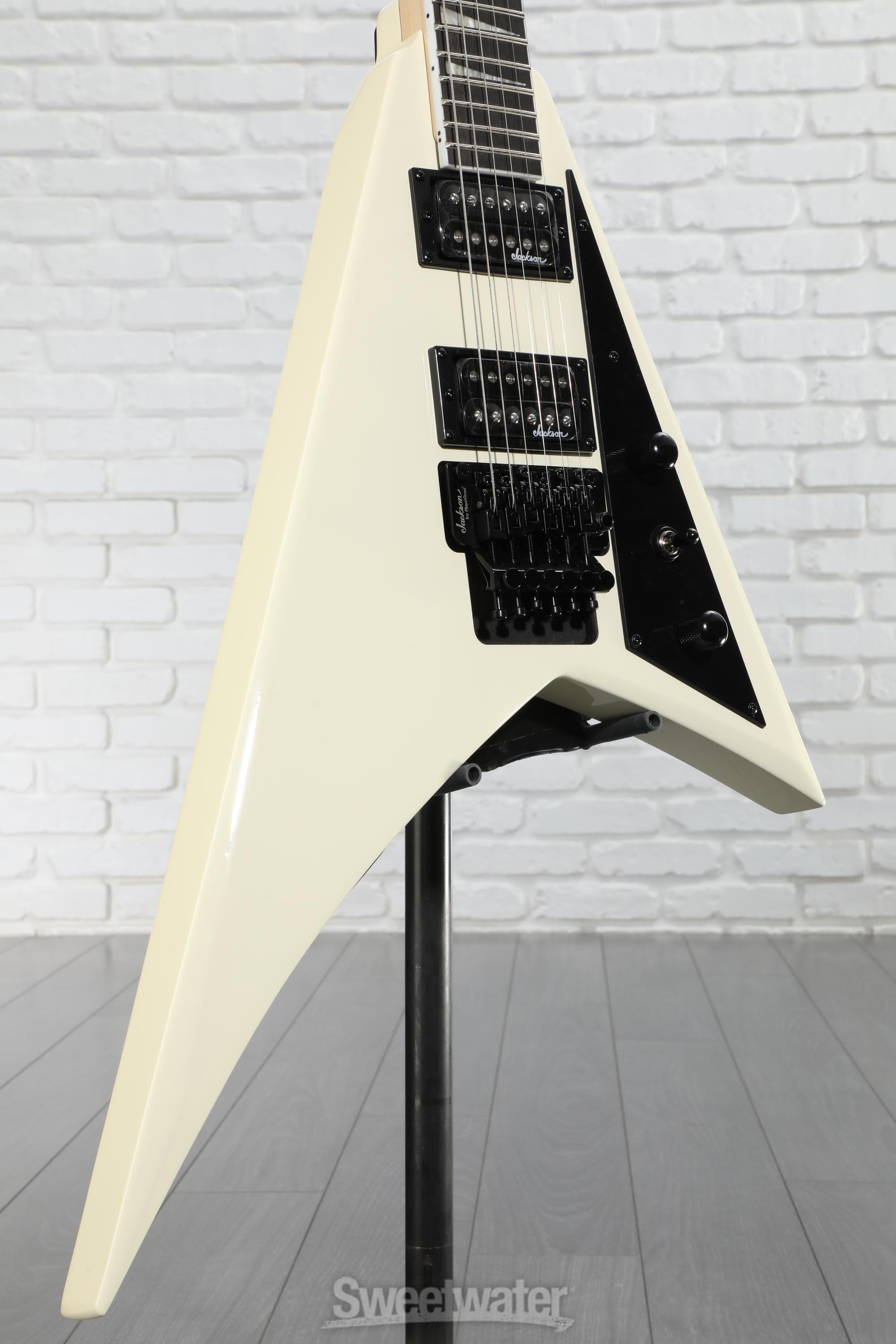 シロイロ Jackson Rhoads JS32 Electric Guitar - Ivory | Sweetwater