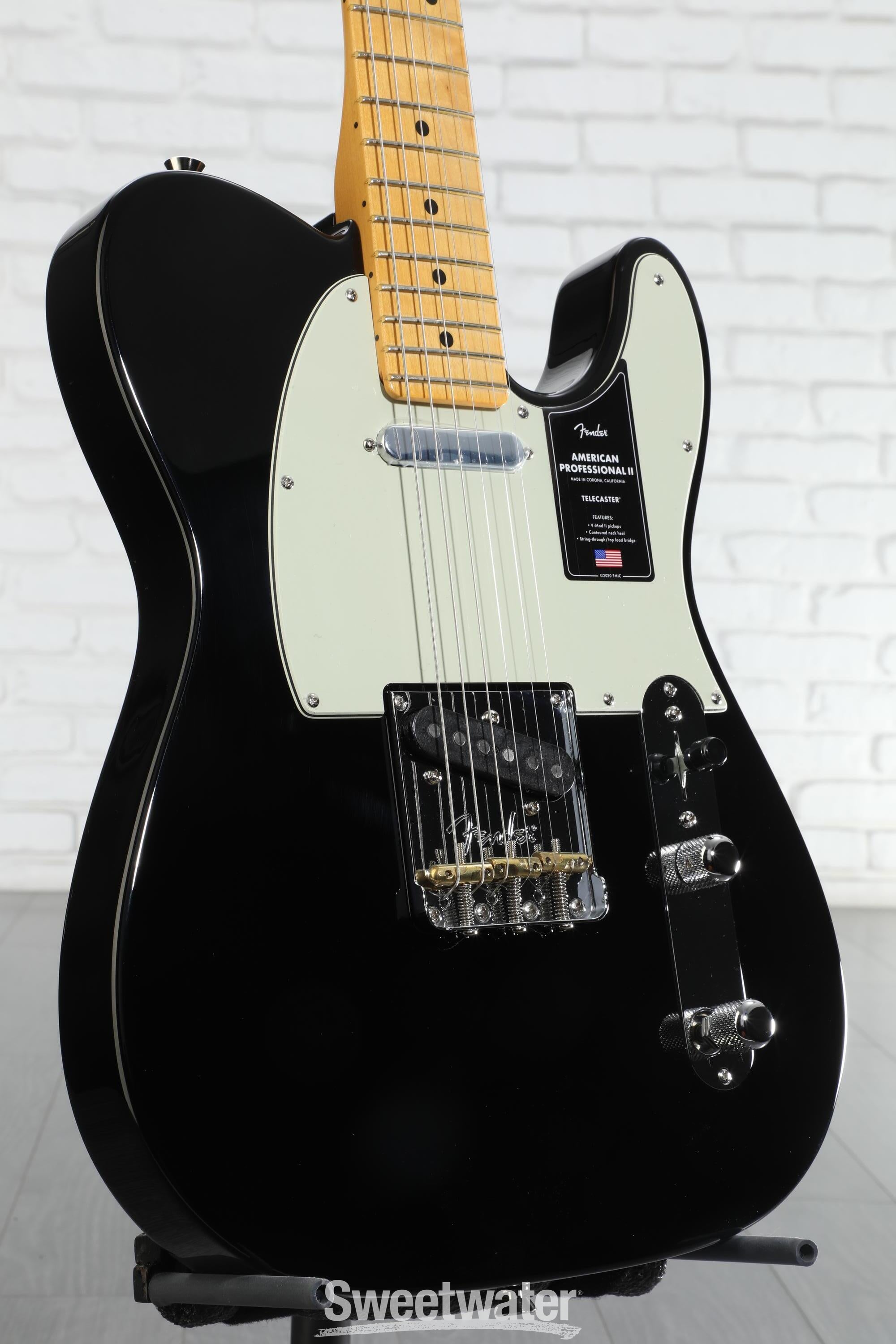 Fender American Professional II Telecaster - Black with Maple
