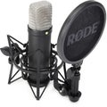 Photo of Rode NT1 Signature Series Condenser Microphone with SM6 Shockmount and Pop Filter - Black