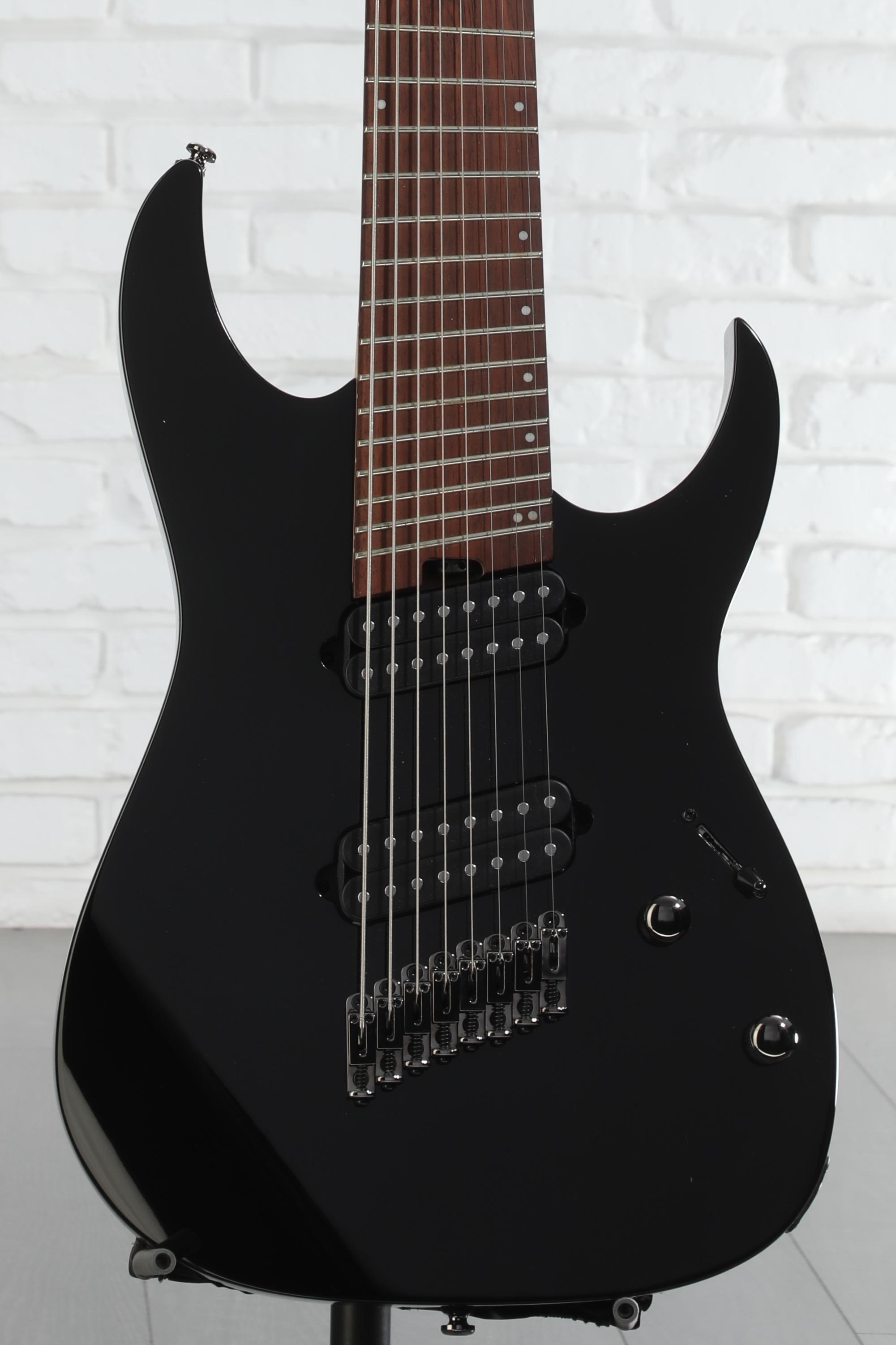 Ibanez rgms8/bk 8弦ギター Ibanez RGMS8-BK Multiscale – United States