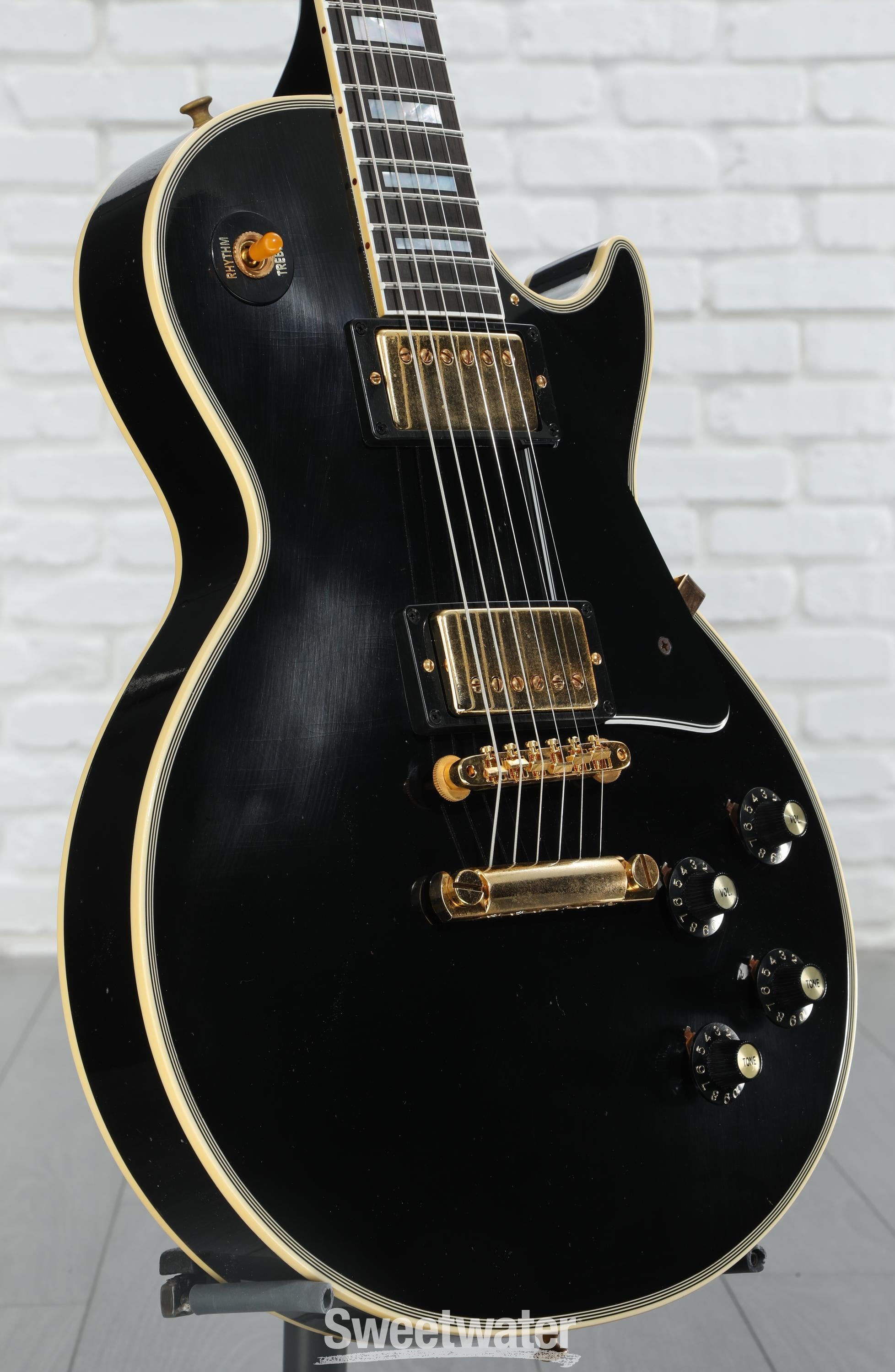 人気 Gibson Custom 1968 Les Paul Custom Reissue Electric Guitar ギター