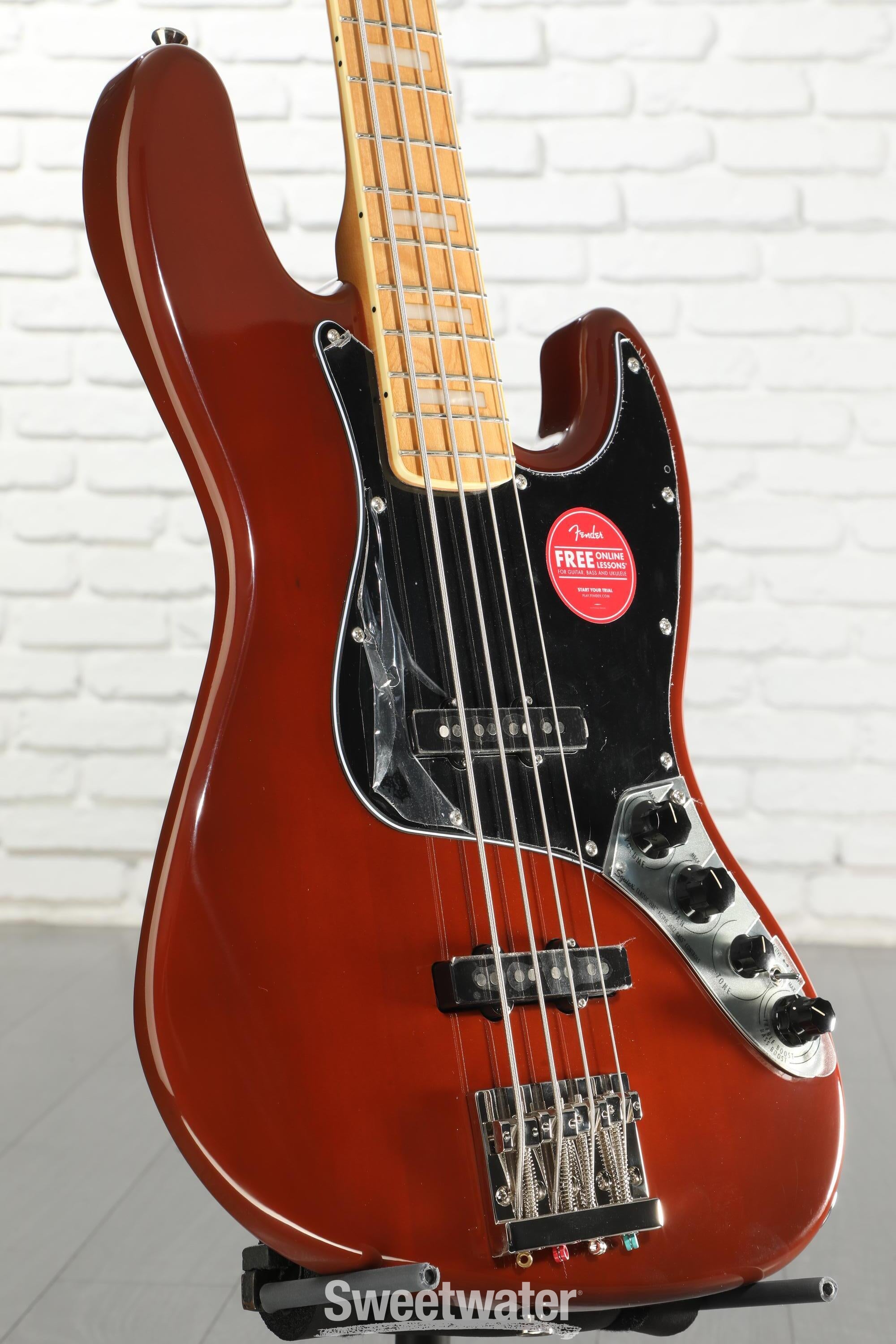 Squier Classic Vibe Active '70s Jazz Bass - Mocha Reviews | Sweetwater